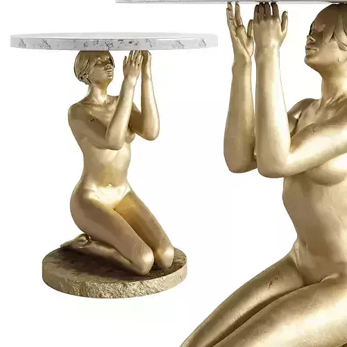 Human Figure as Table 3D model