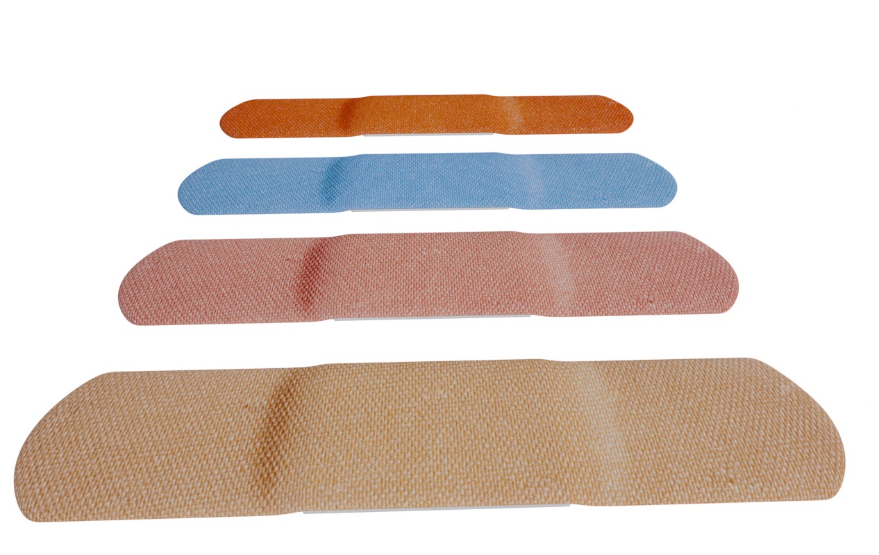 Bandage Low-poly 3D model_8