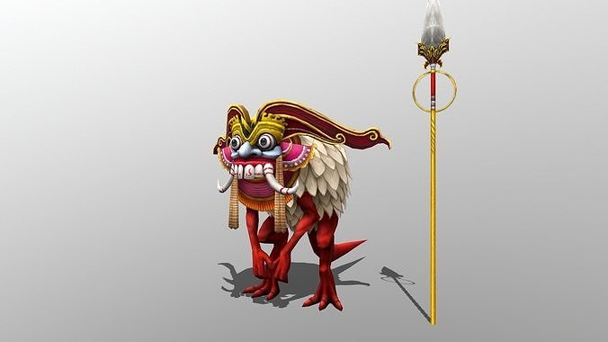 Kyuuki Low-poly 3D model