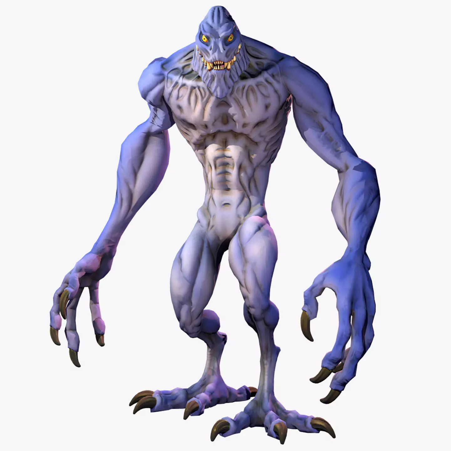 Predator Low-poly 3D model_0