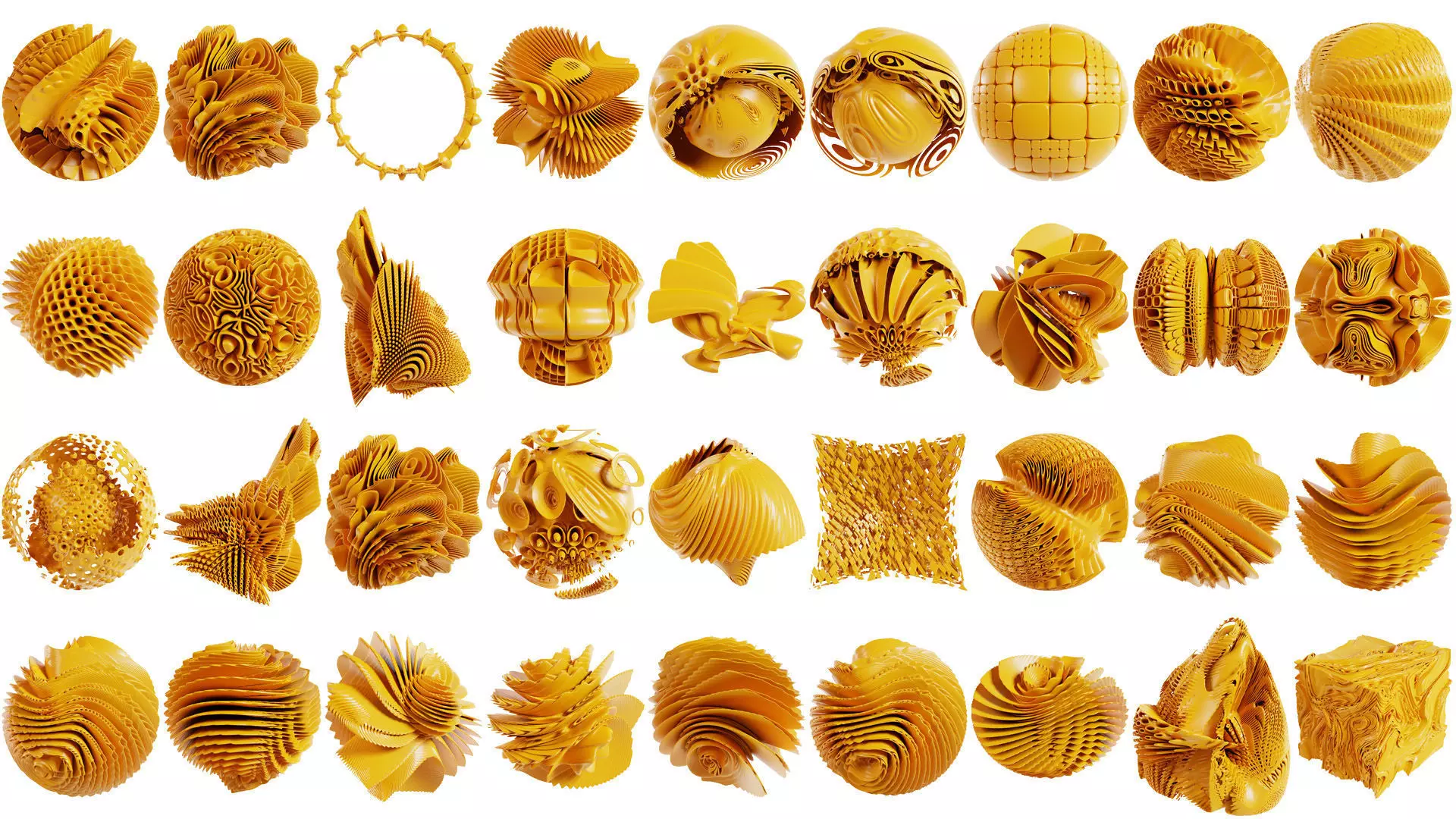 144 Abstract Objects Superbundle 3D Model Collection_0