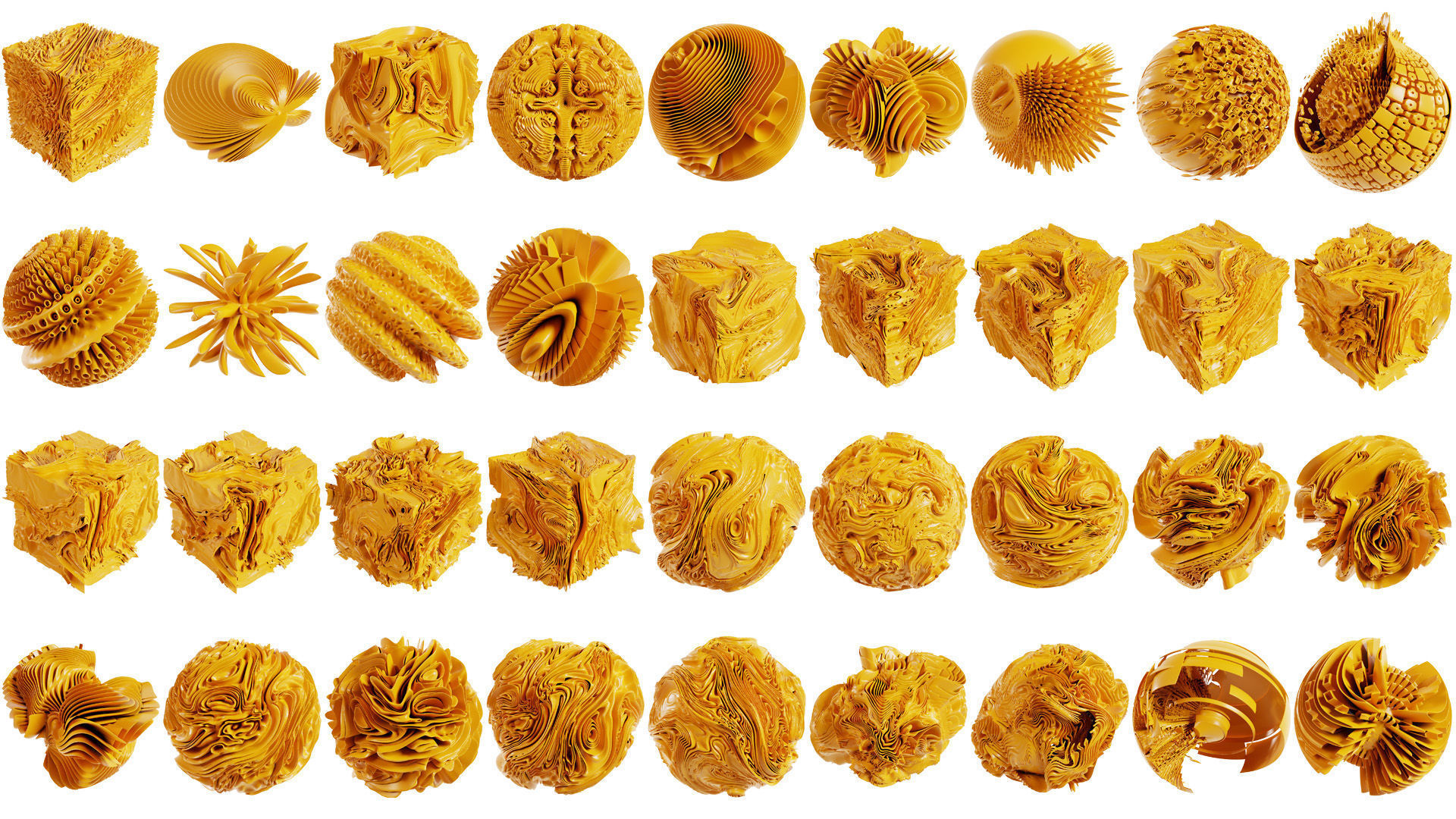 144 Abstract Objects Superbundle 3D Model Collection_1