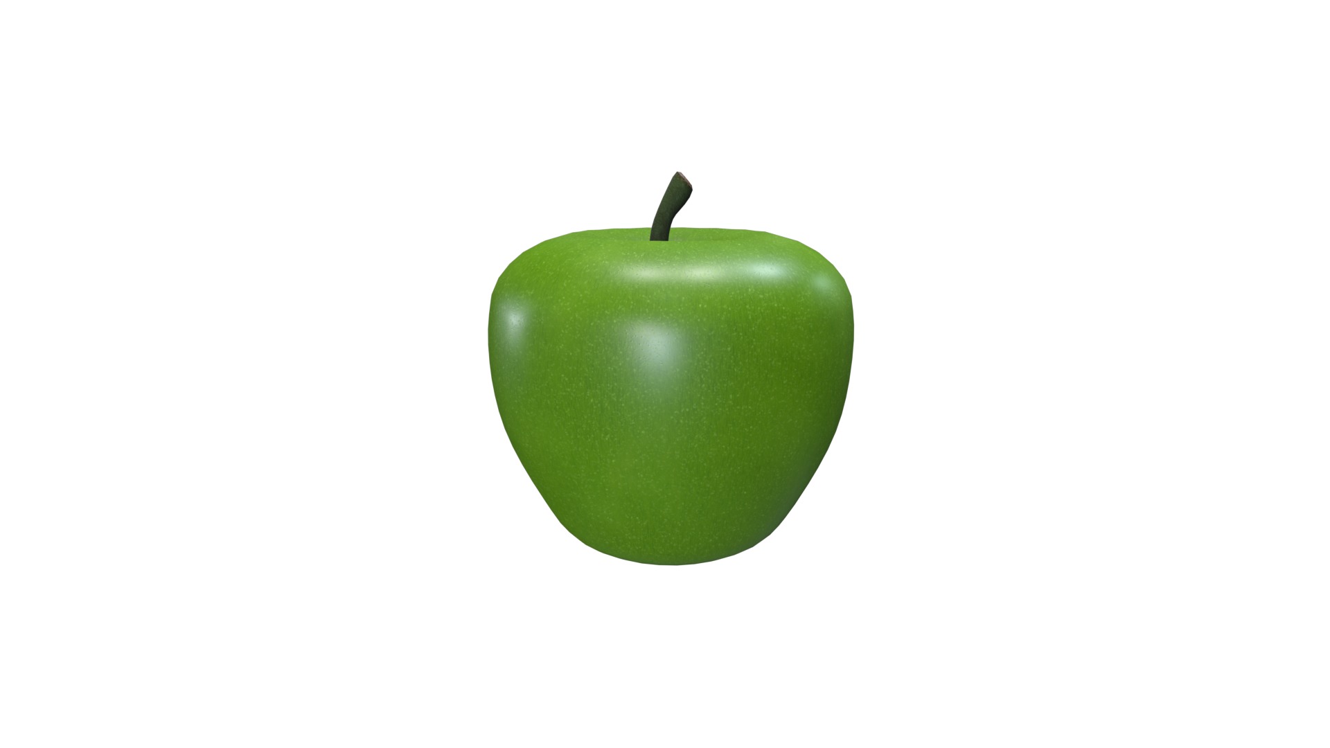 Apple Low-poly 3D model_19
