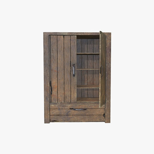 Medieval Cabinet V2 Low-poly 3D model