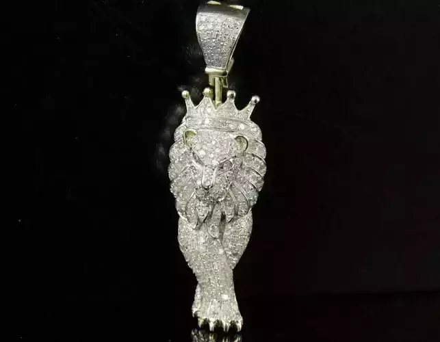 Majestic Roar Diamond Locket