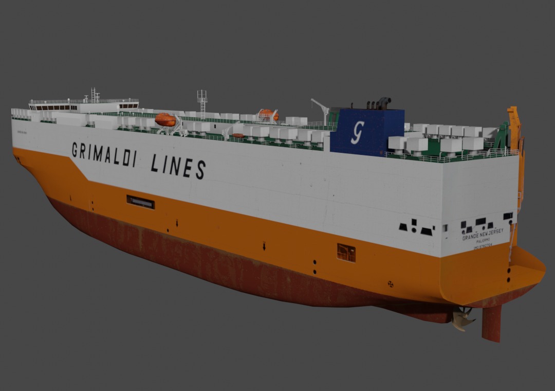 GRANDE NEW JERSEY Vehicles Carrier 3D model Low-poly 3D model_7
