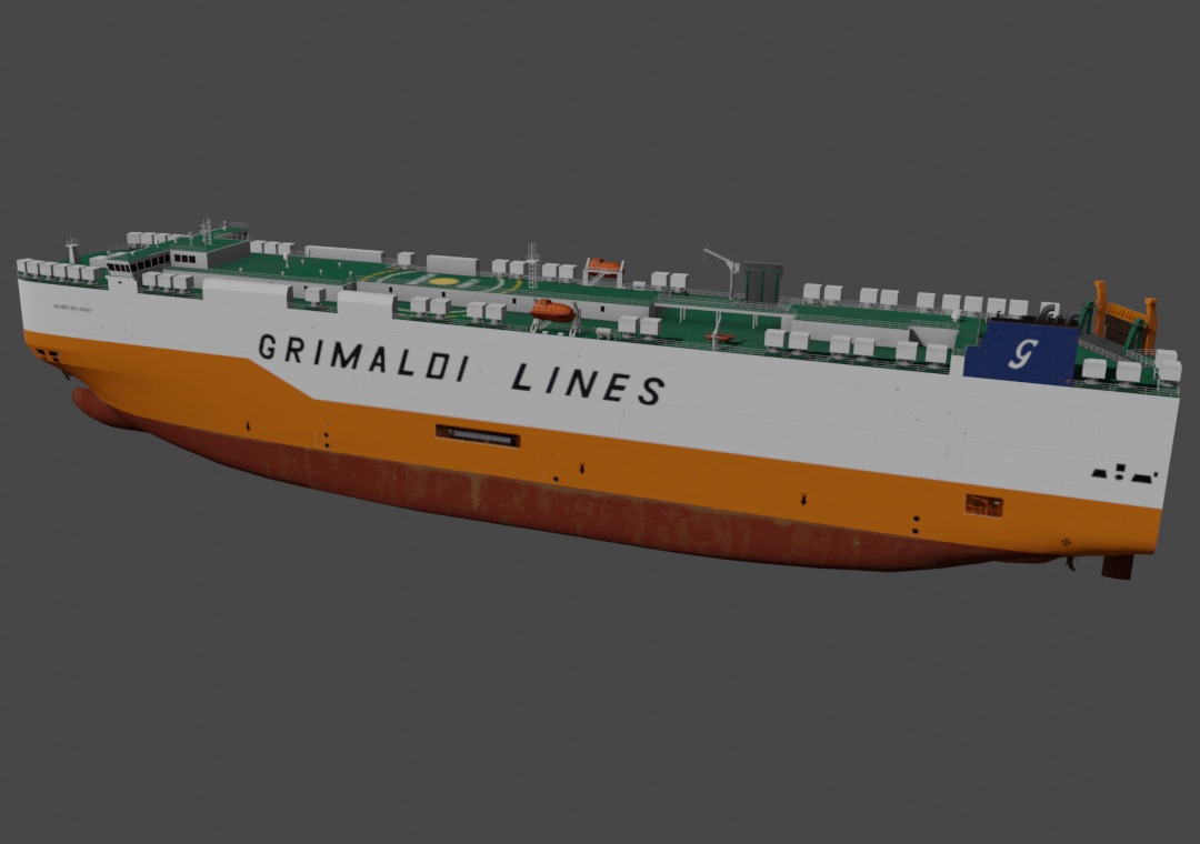 GRANDE NEW JERSEY Vehicles Carrier 3D model Low-poly 3D model_6