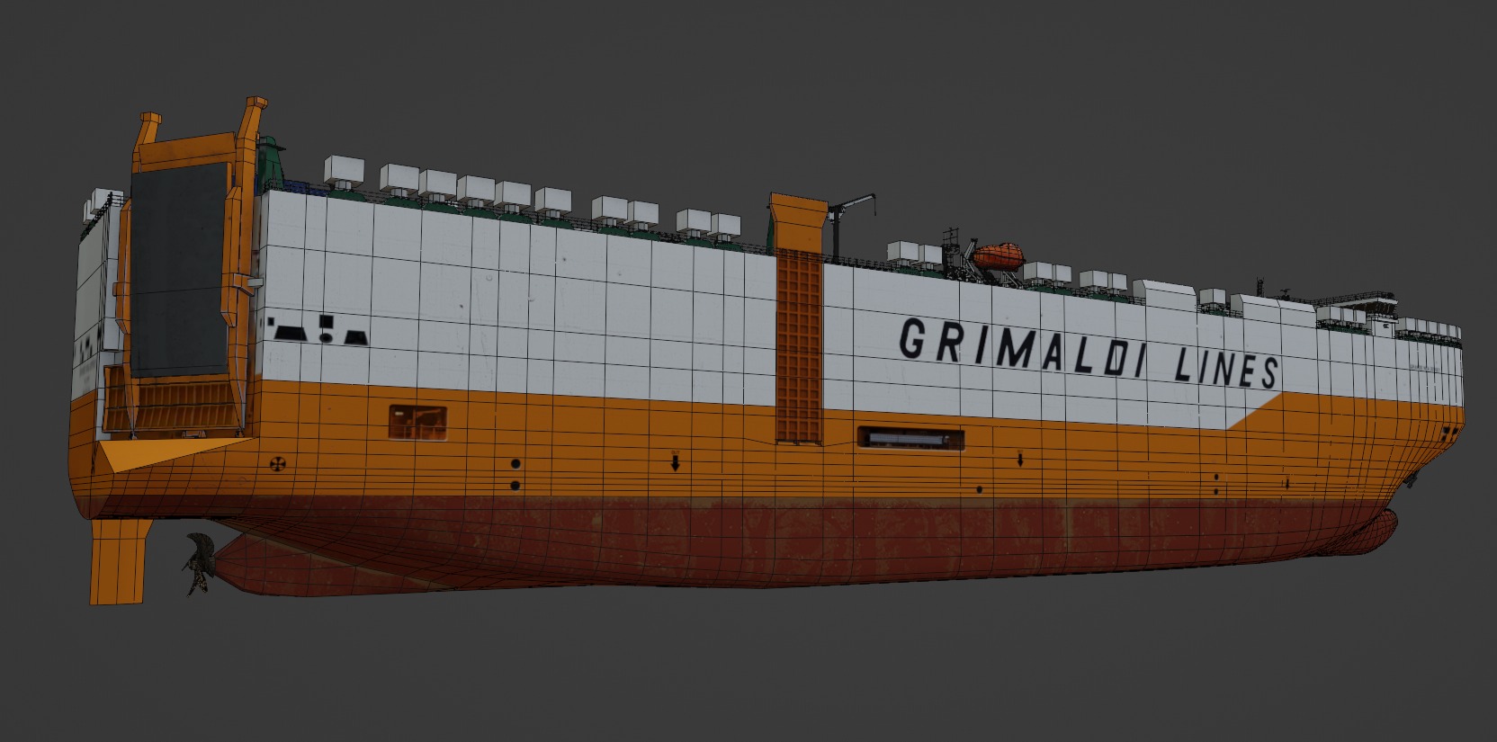 GRANDE NEW JERSEY Vehicles Carrier 3D model Low-poly 3D model_4