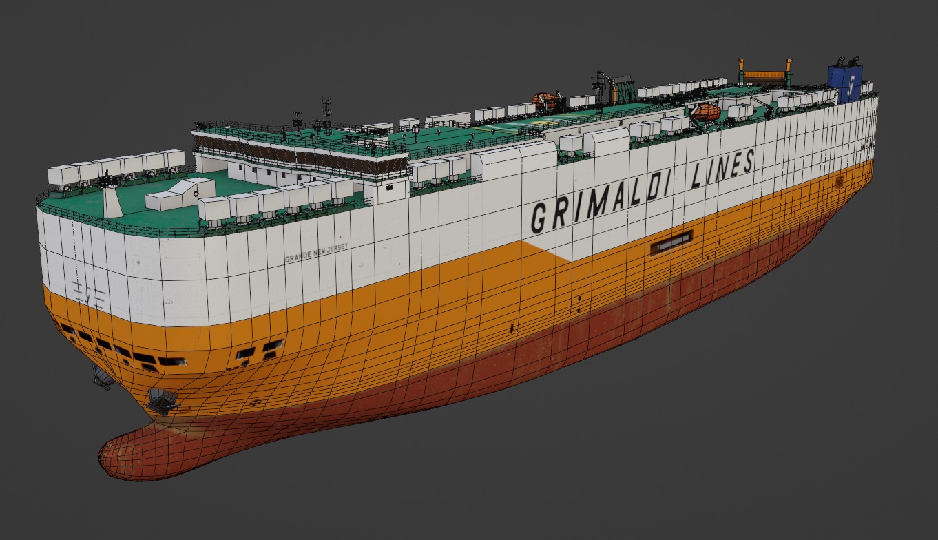 GRANDE NEW JERSEY Vehicles Carrier 3D model Low-poly 3D model_2