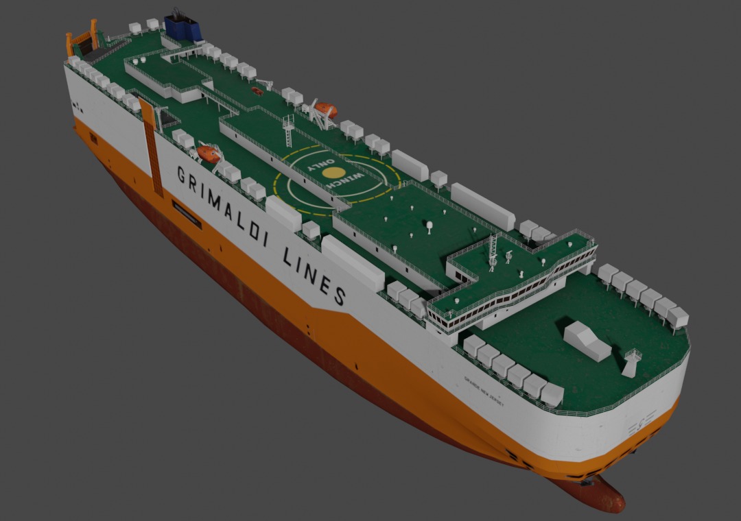 GRANDE NEW JERSEY Vehicles Carrier 3D model Low-poly 3D model_12