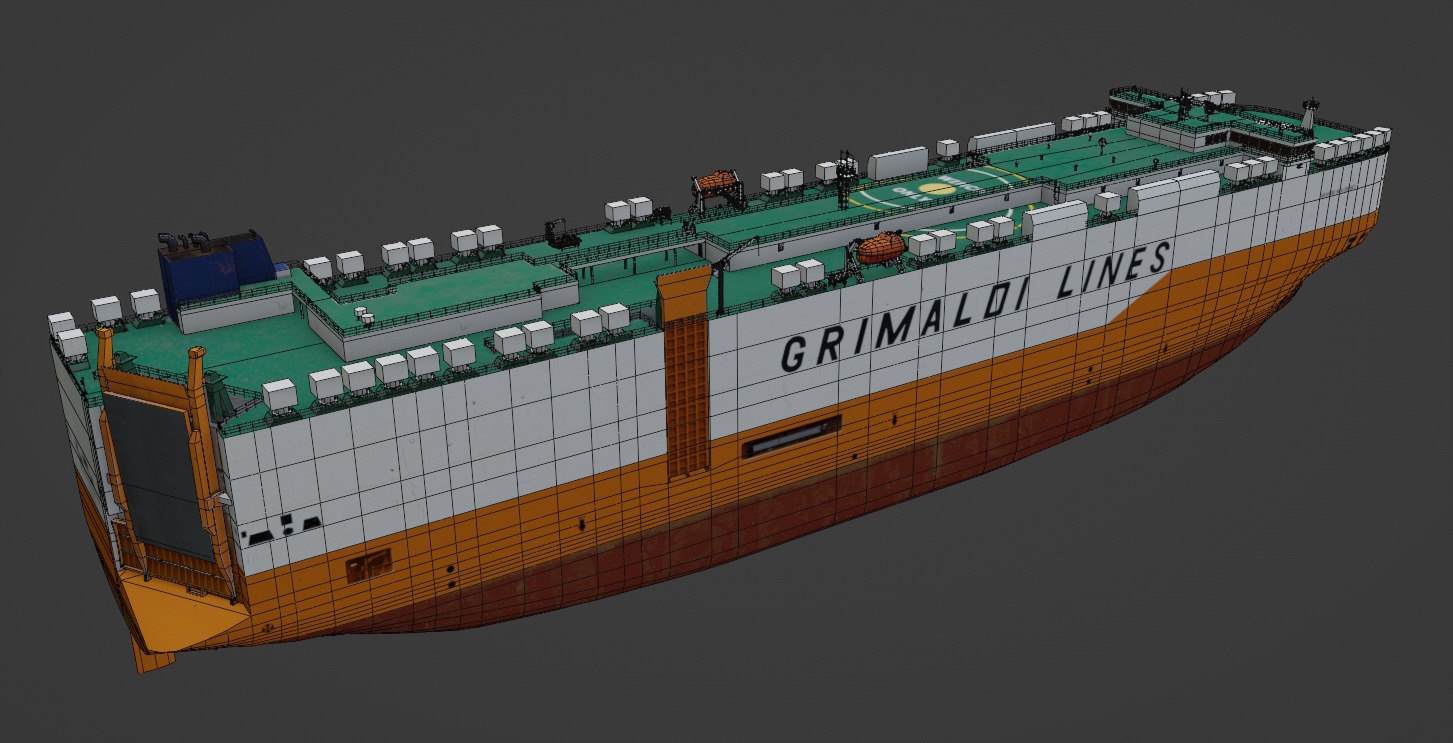 GRANDE NEW JERSEY Vehicles Carrier 3D model Low-poly 3D model_3