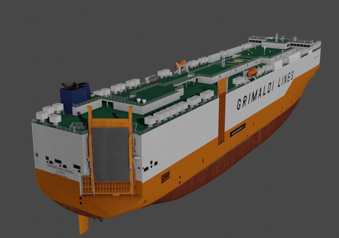 GRANDE NEW JERSEY Vehicles Carrier 3D model Low-poly 3D model_8