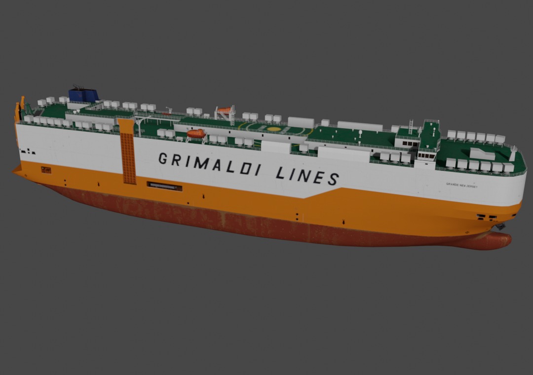 GRANDE NEW JERSEY Vehicles Carrier 3D model Low-poly 3D model_9