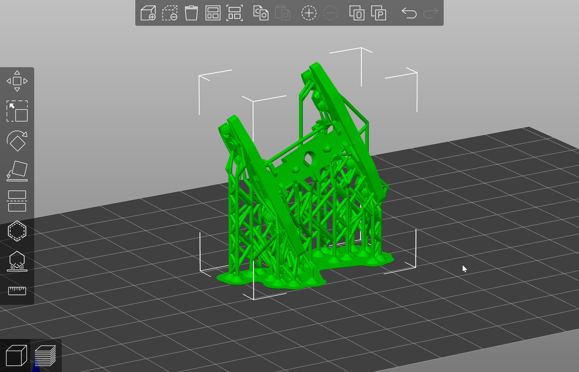 Pre supported Sgnss R 9 log carrying wagon H0 Scale 3D print model_22