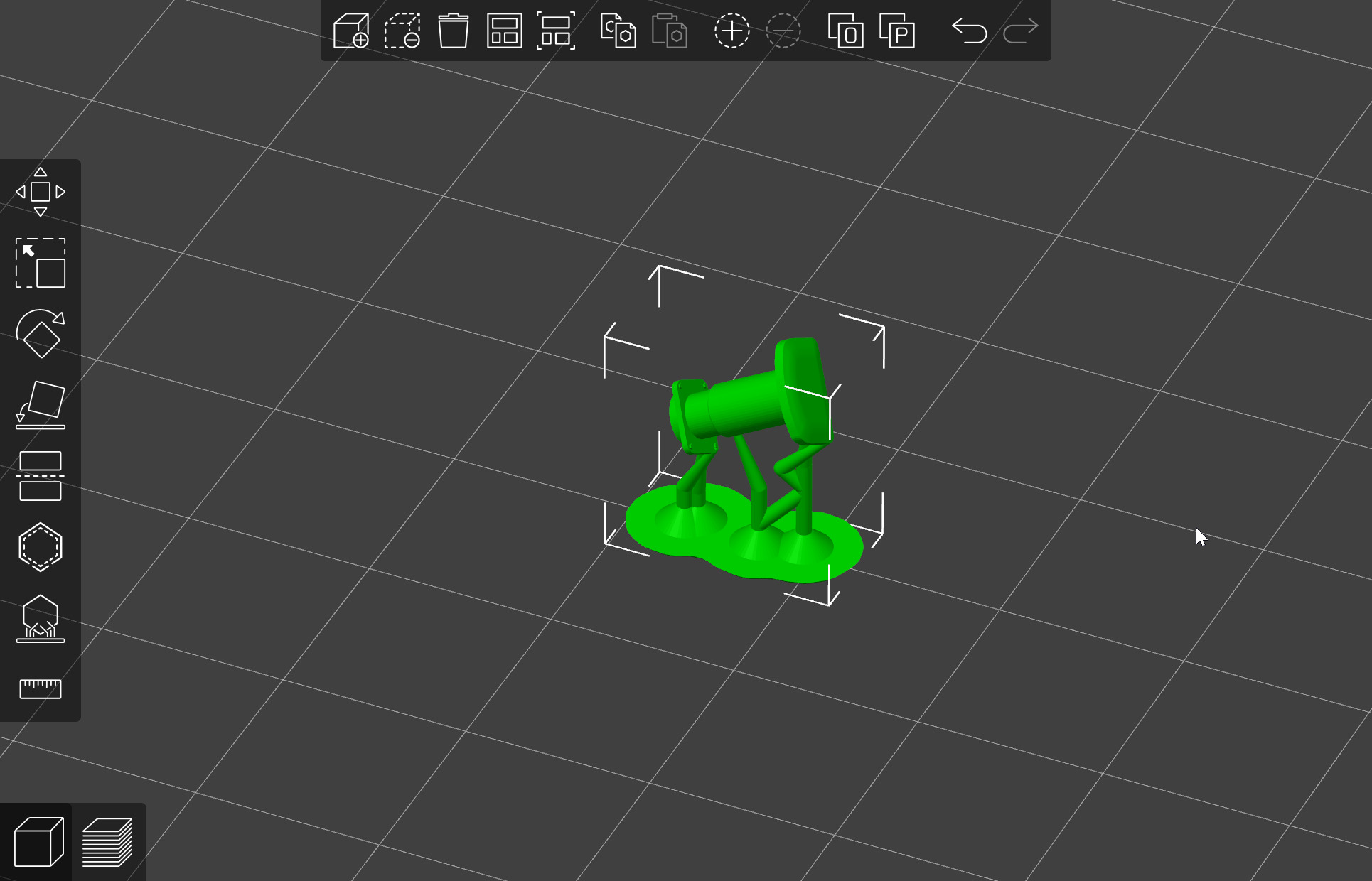 Pre supported Sgnss R 9 log carrying wagon H0 Scale 3D print model_21
