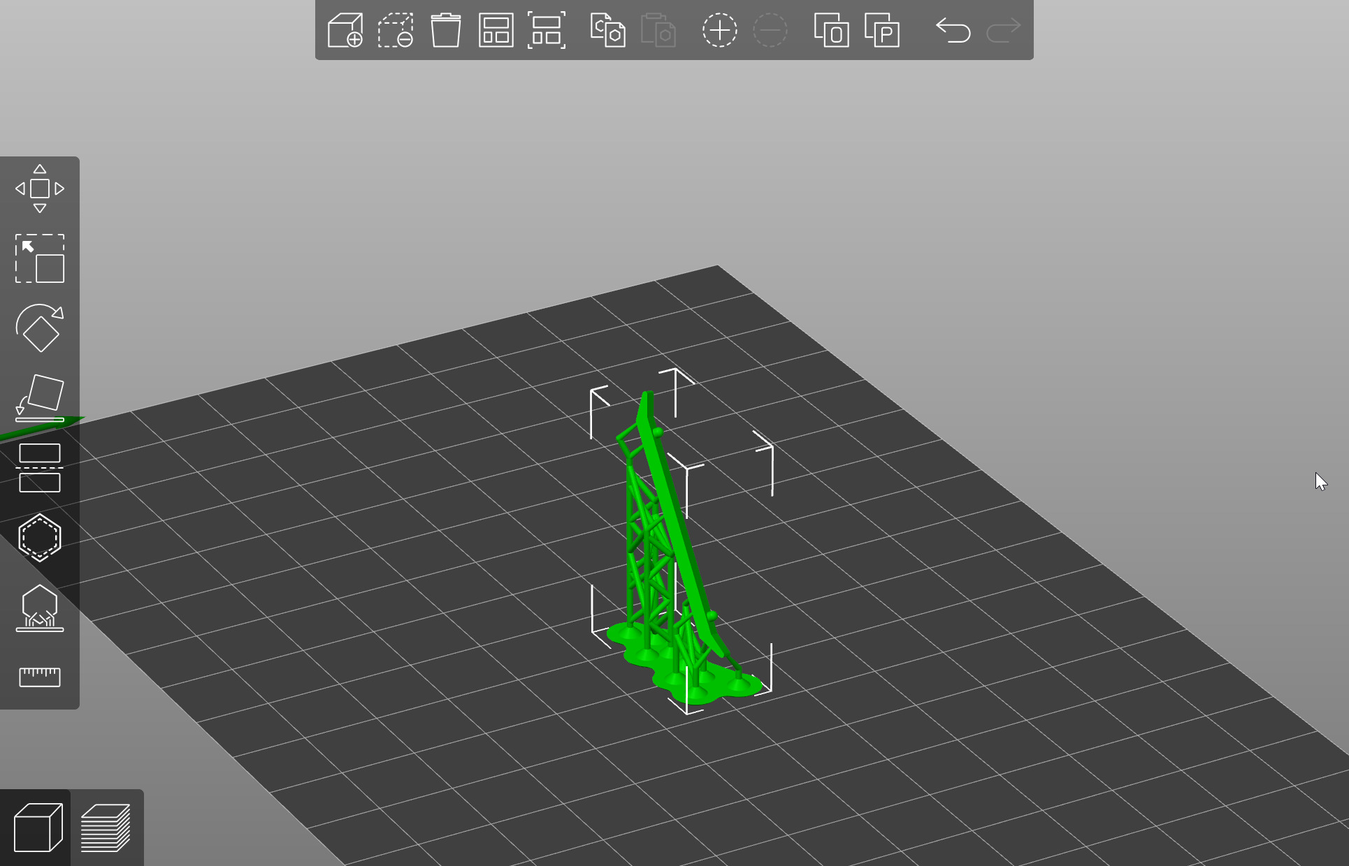 Pre supported Sgnss R 9 log carrying wagon H0 Scale 3D print model_26