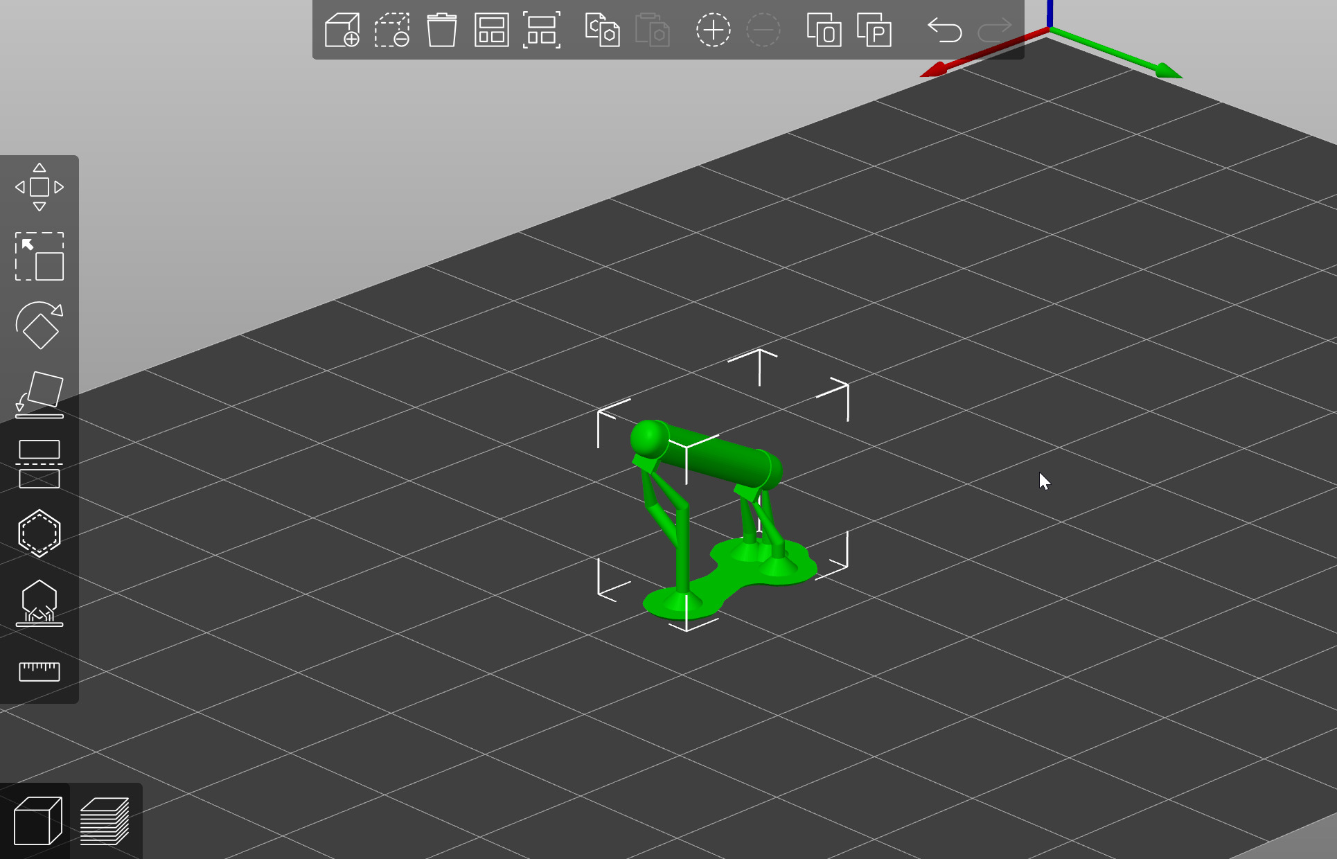 Pre supported Sgnss R 9 log carrying wagon H0 Scale 3D print model_20