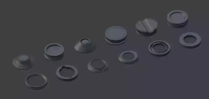 MINI LOW POLY CYLINDER PACK - FREE