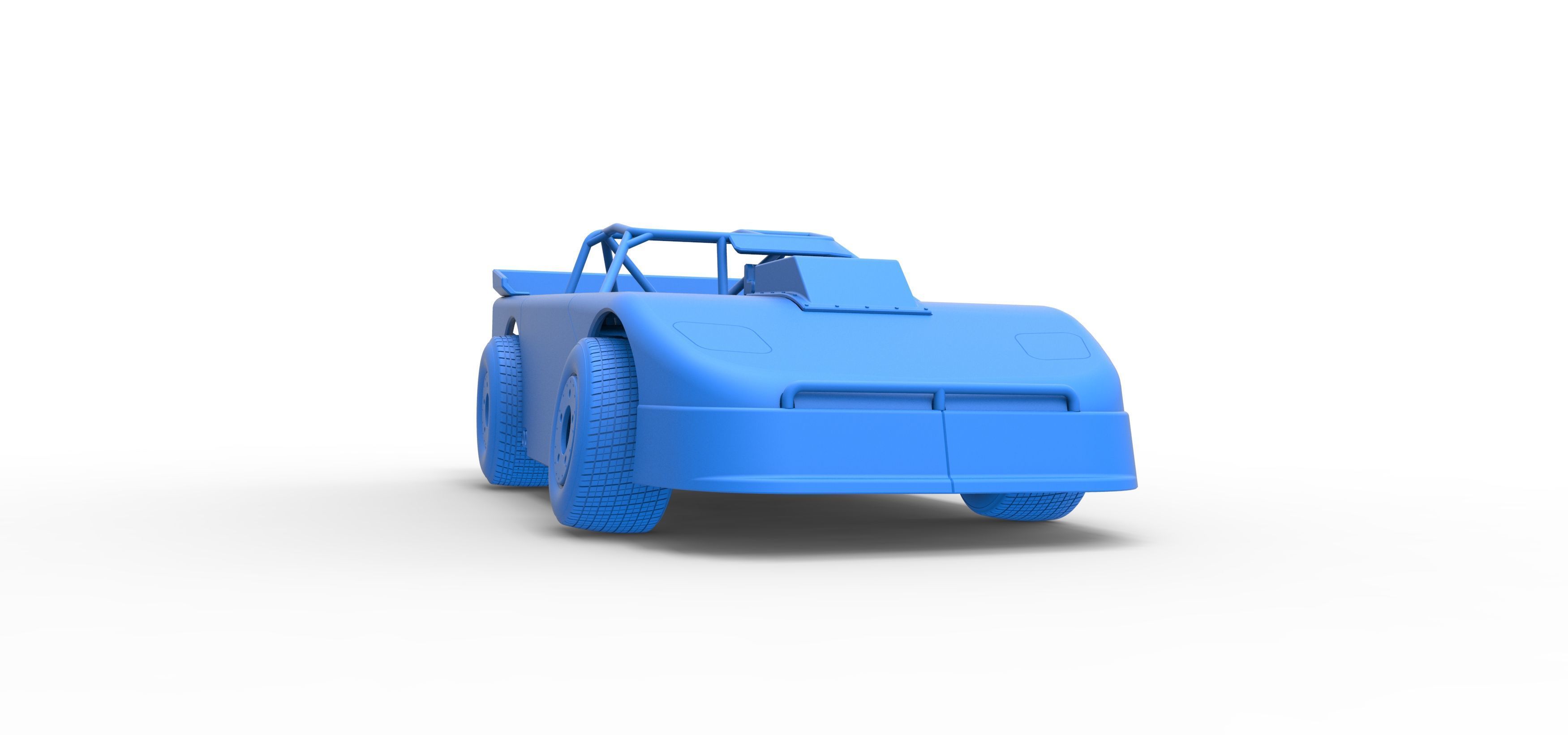 New Zealand Super Saloon race car Version 2 Scale 1 to 25 3D print model_54