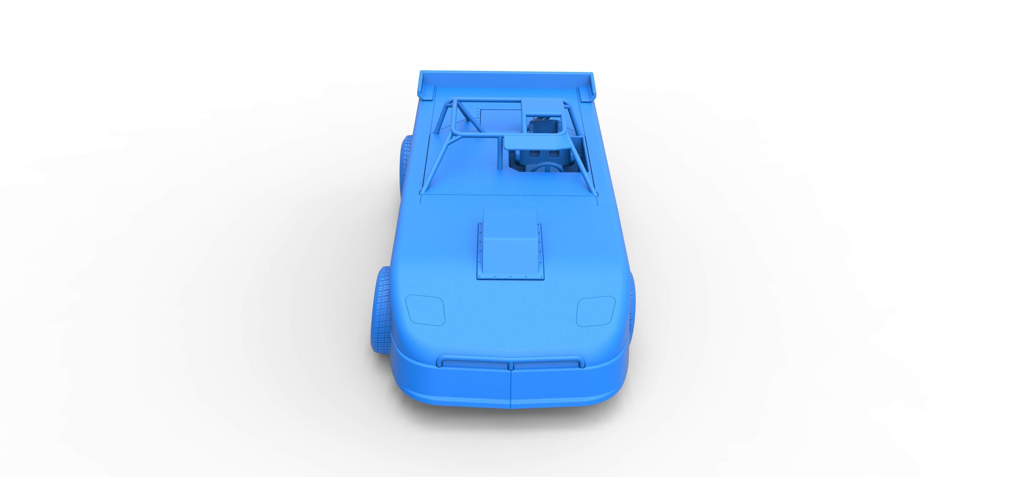 New Zealand Super Saloon race car Version 2 Scale 1 to 25 3D print model_35