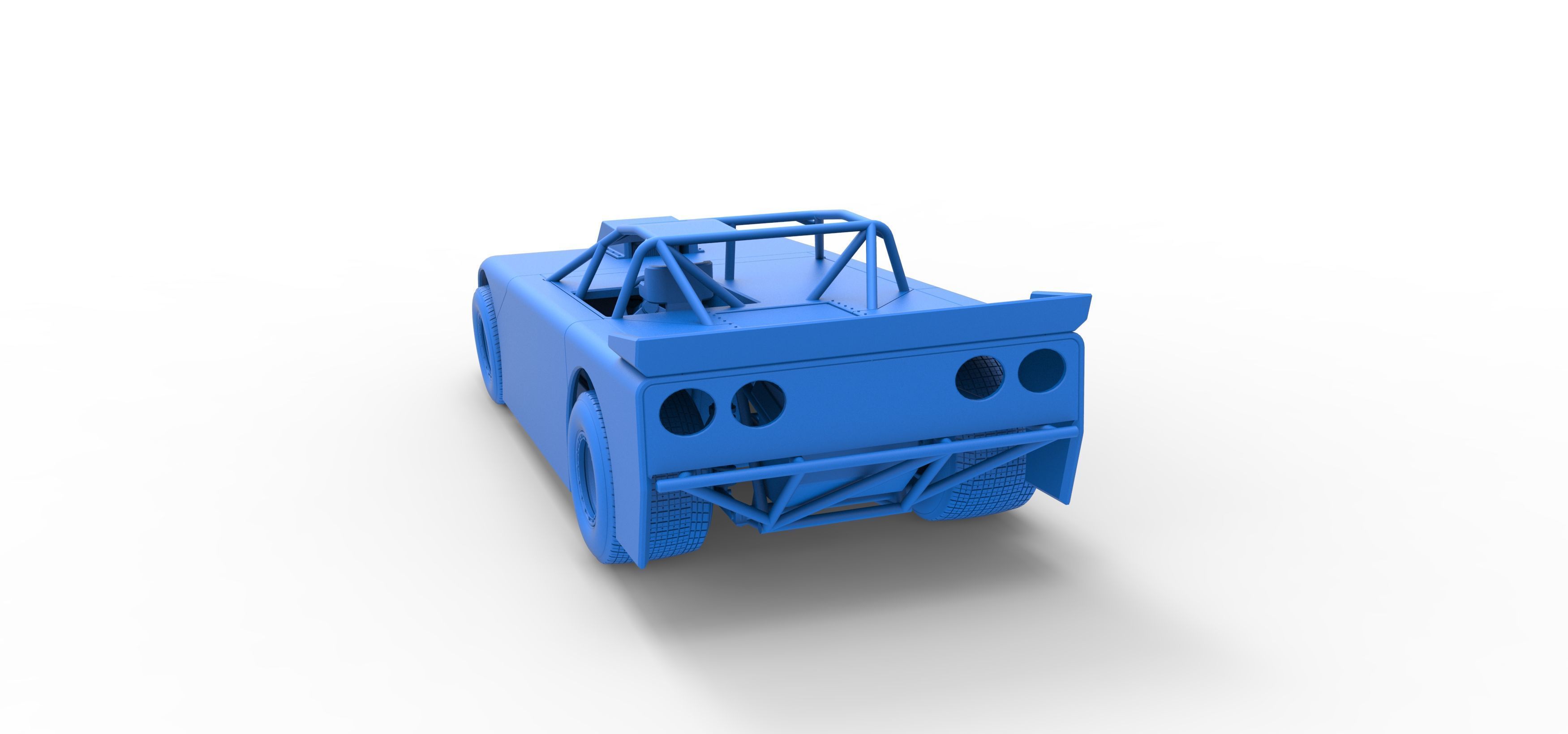 New Zealand Super Saloon race car Version 2 Scale 1 to 25 3D print model_41