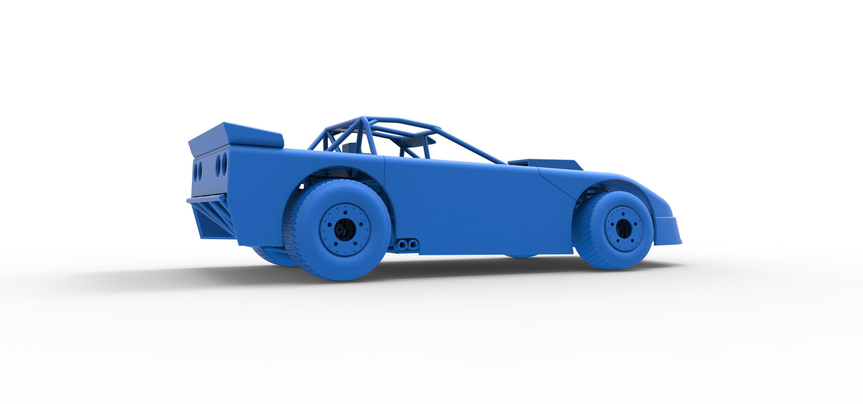 New Zealand Super Saloon race car Version 2 Scale 1 to 25 3D print model_48