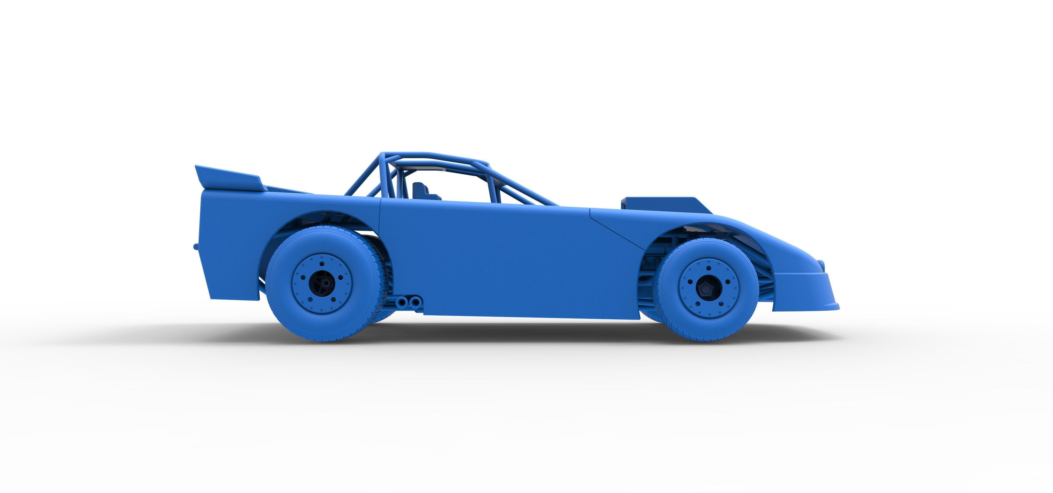 New Zealand Super Saloon race car Version 2 Scale 1 to 25 3D print model_49