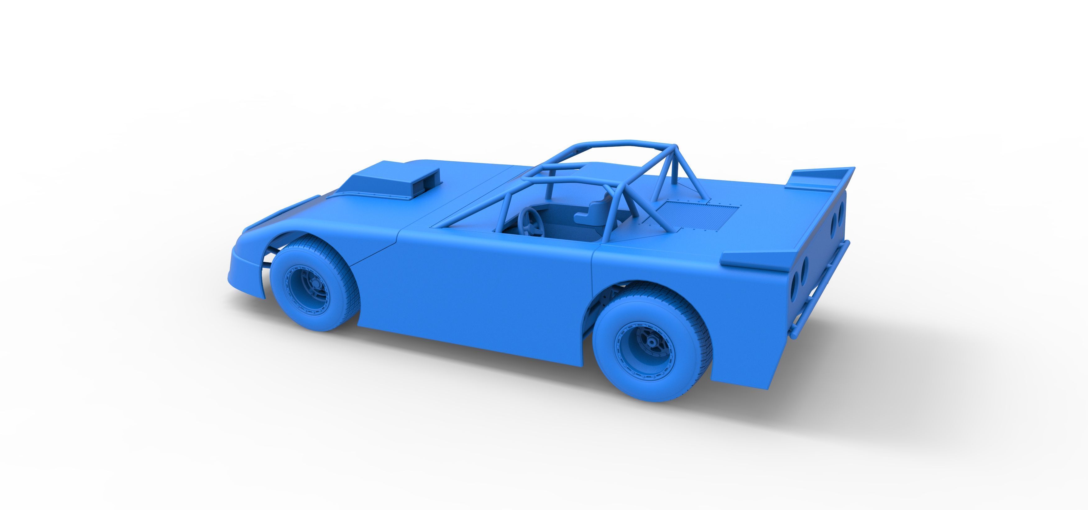 New Zealand Super Saloon race car Version 2 Scale 1 to 25 3D print model_39