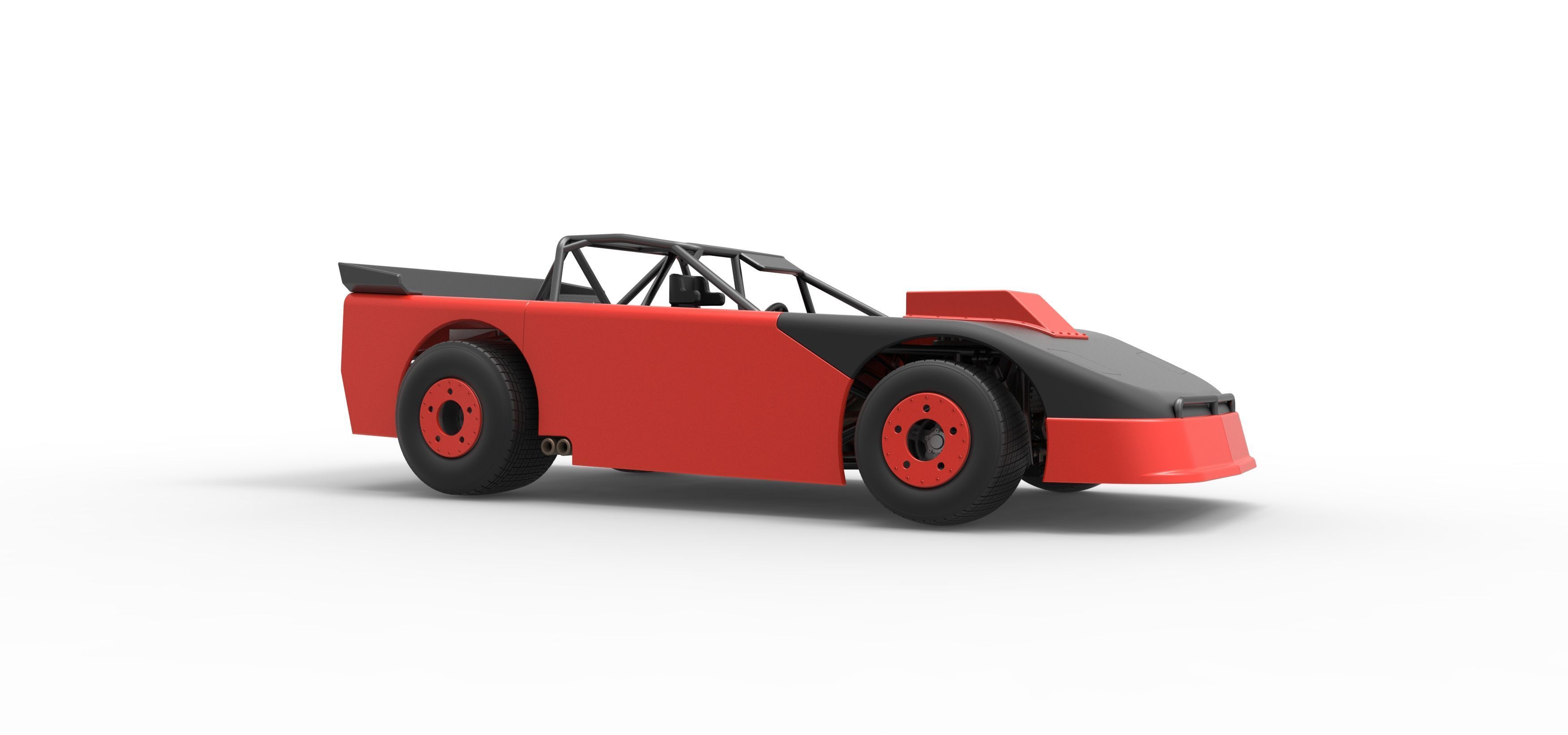 New Zealand Super Saloon race car Version 2 Scale 1 to 25 3D print model_25