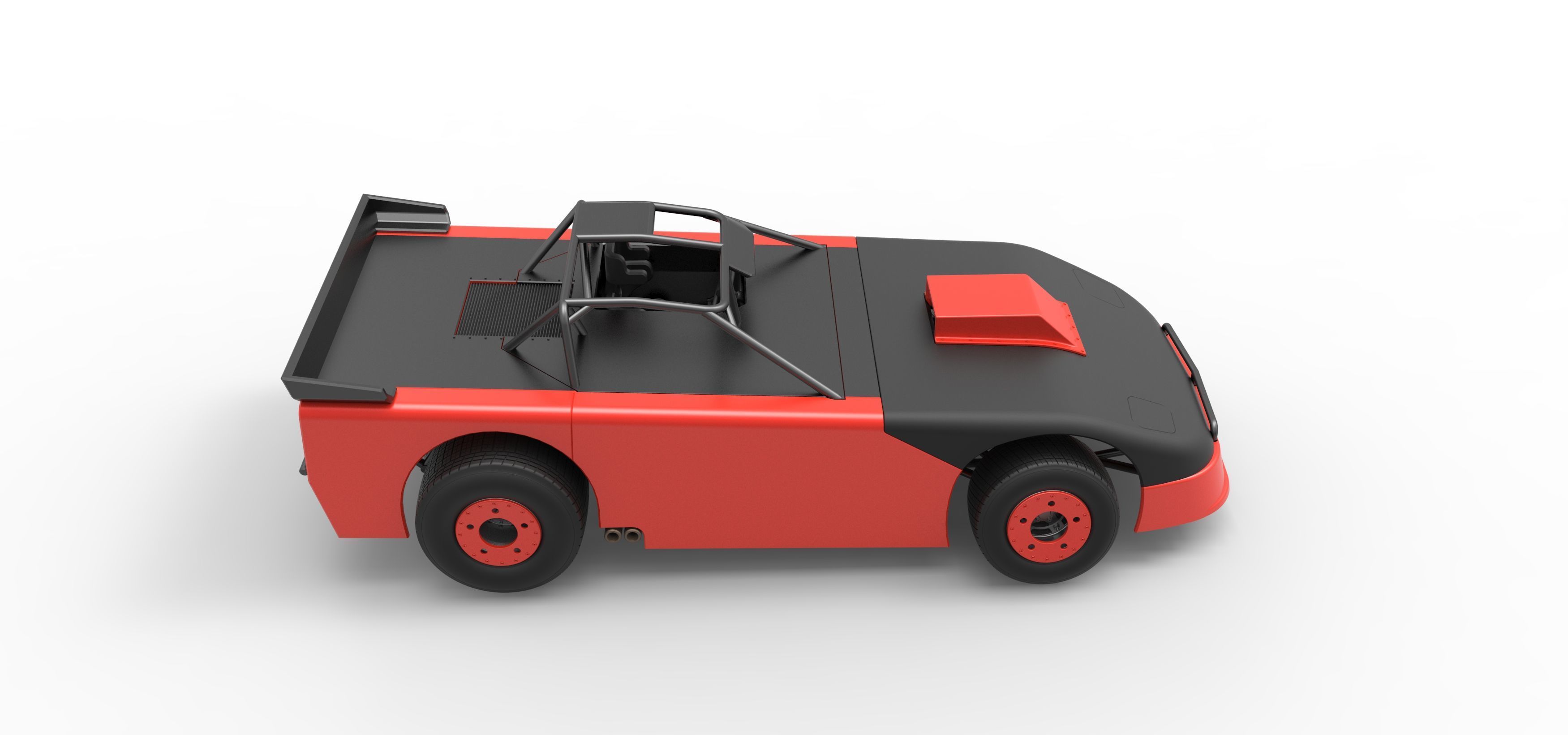 New Zealand Super Saloon race car Version 2 Scale 1 to 25 3D print model_23