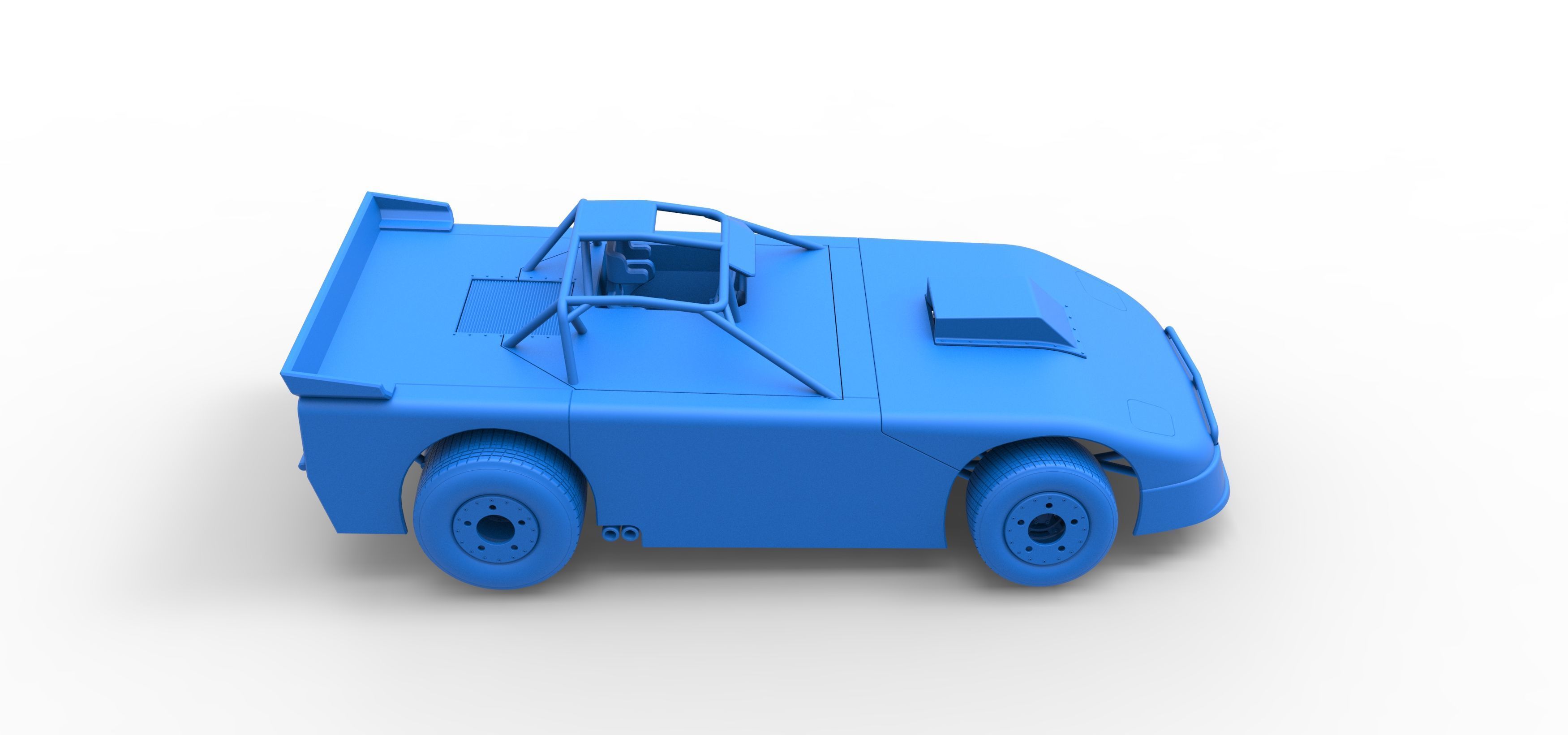 New Zealand Super Saloon race car Version 2 Scale 1 to 25 3D print model_50