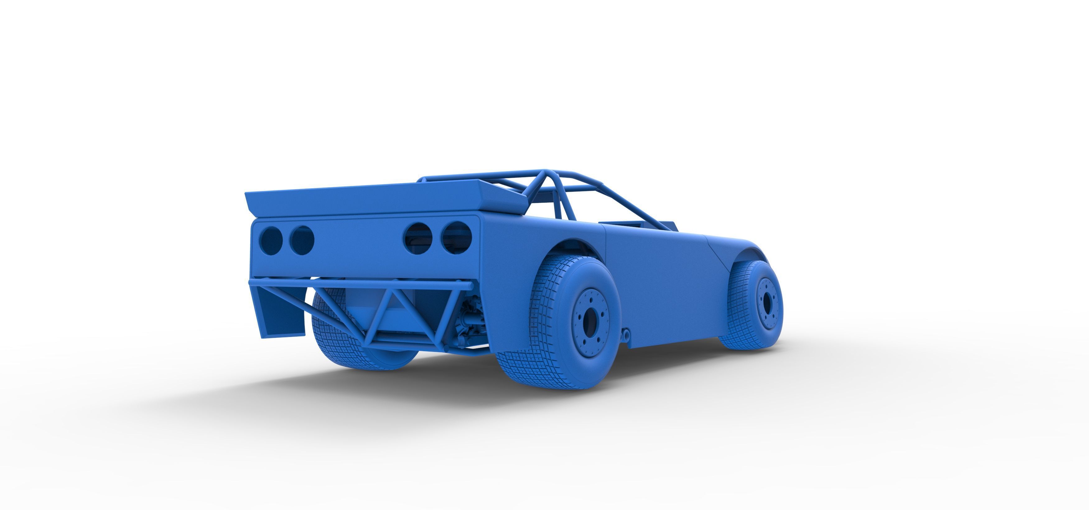 New Zealand Super Saloon race car Version 2 Scale 1 to 25 3D print model_46