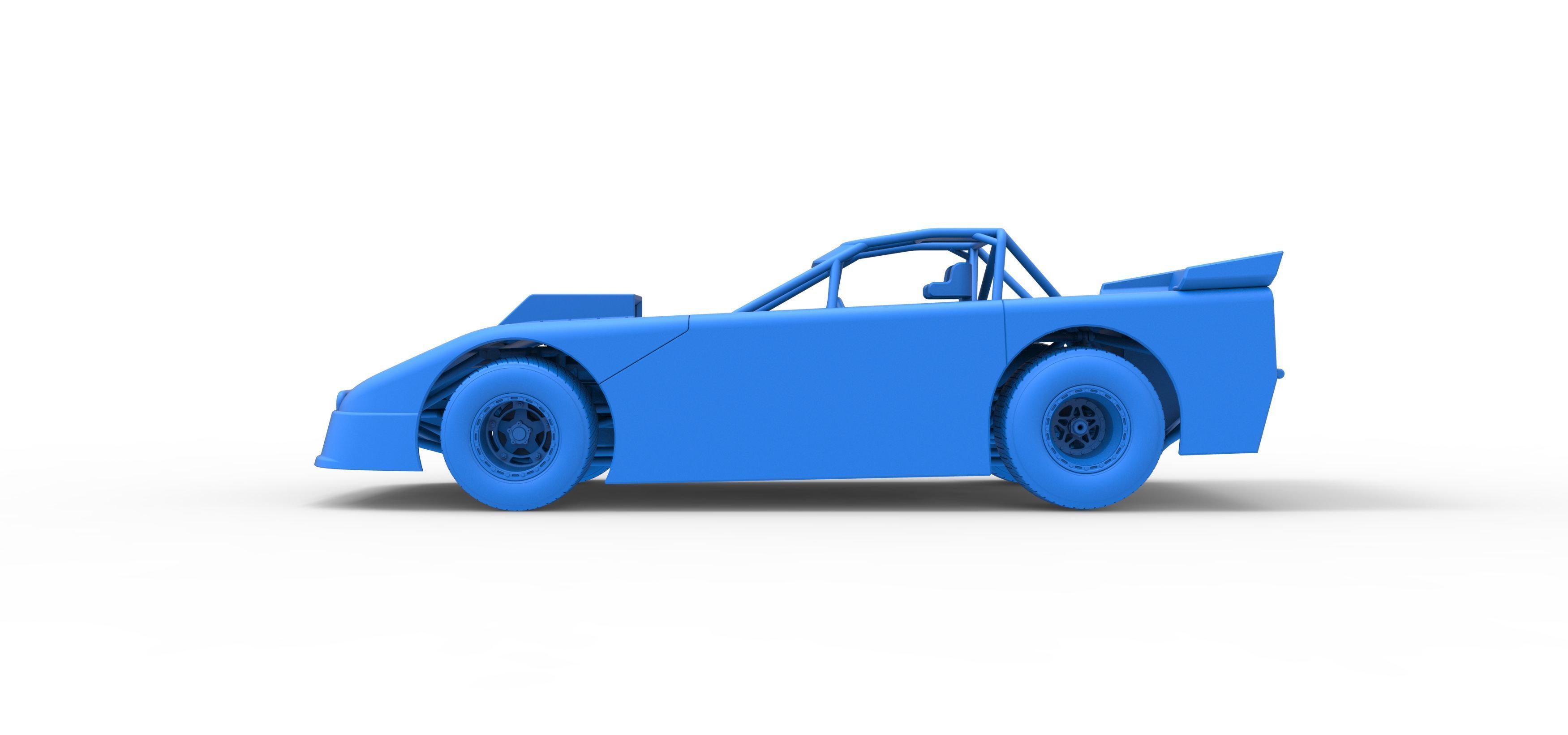 New Zealand Super Saloon race car Version 2 Scale 1 to 25 3D print model_36