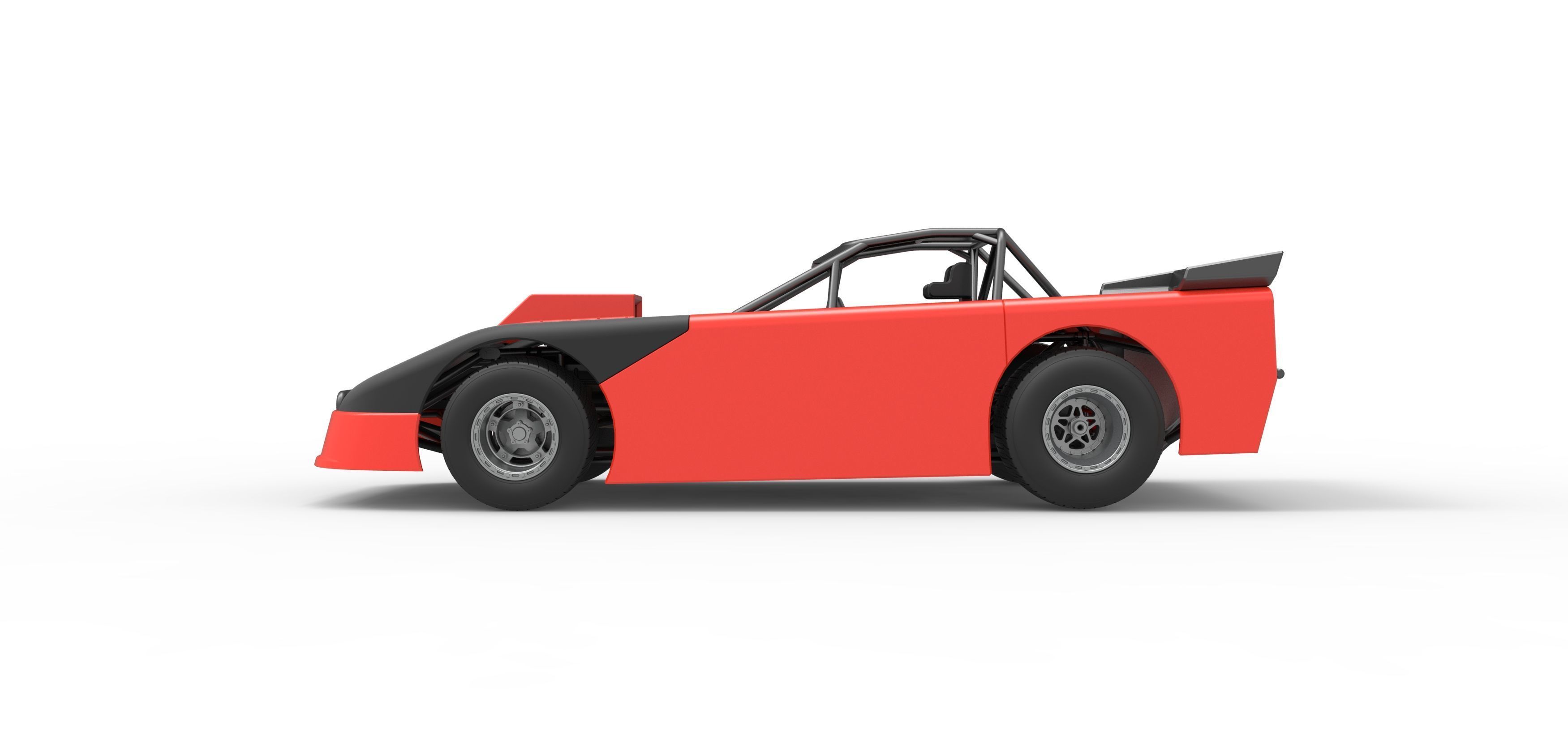 New Zealand Super Saloon race car Version 2 Scale 1 to 25 3D print model_9