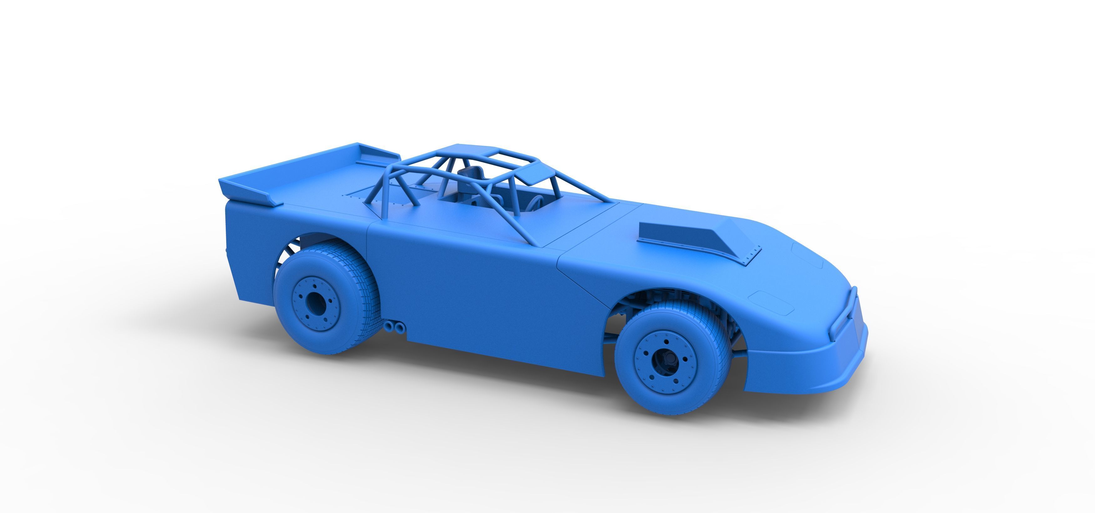New Zealand Super Saloon race car Version 2 Scale 1 to 25 3D print model_51