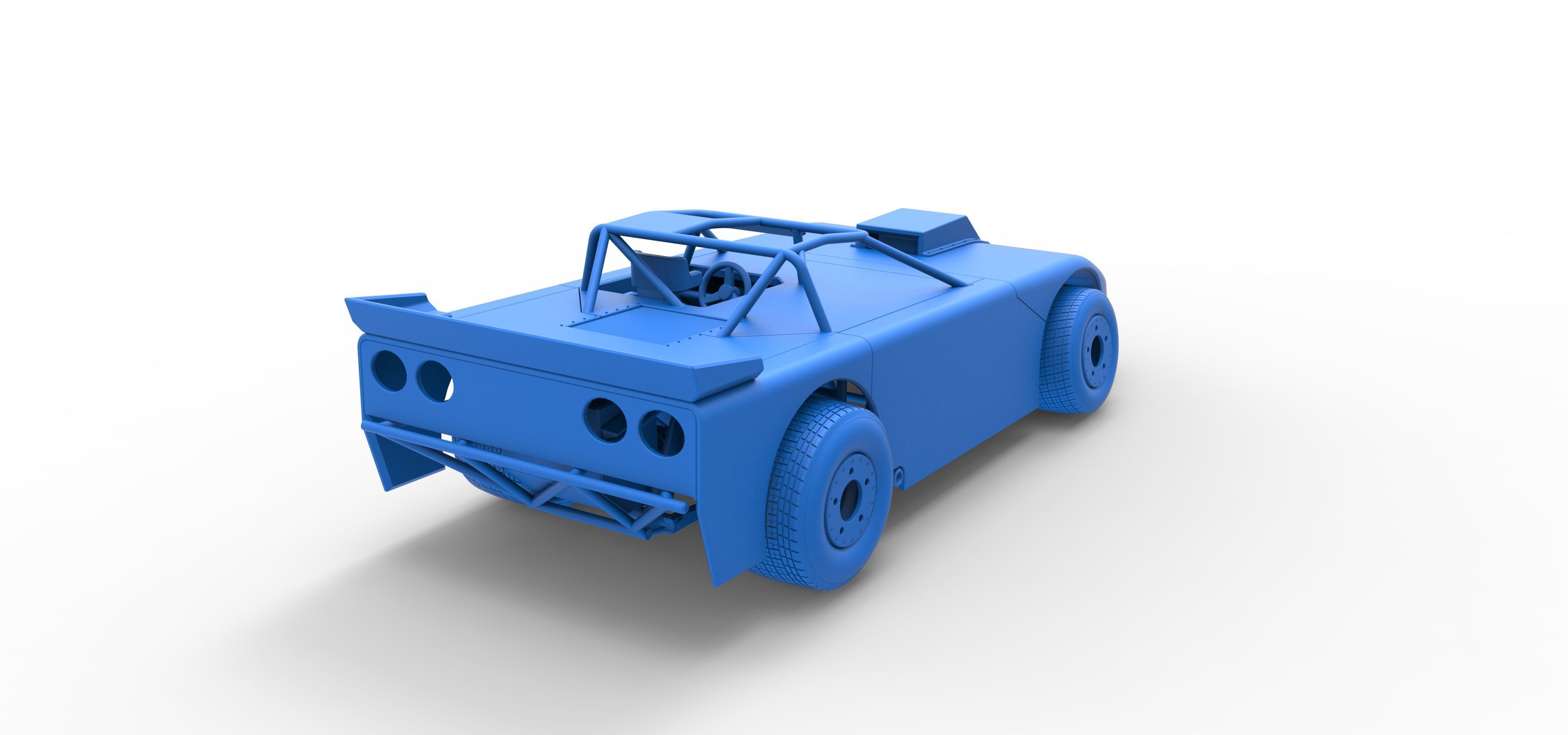 New Zealand Super Saloon race car Version 2 Scale 1 to 25 3D print model_45