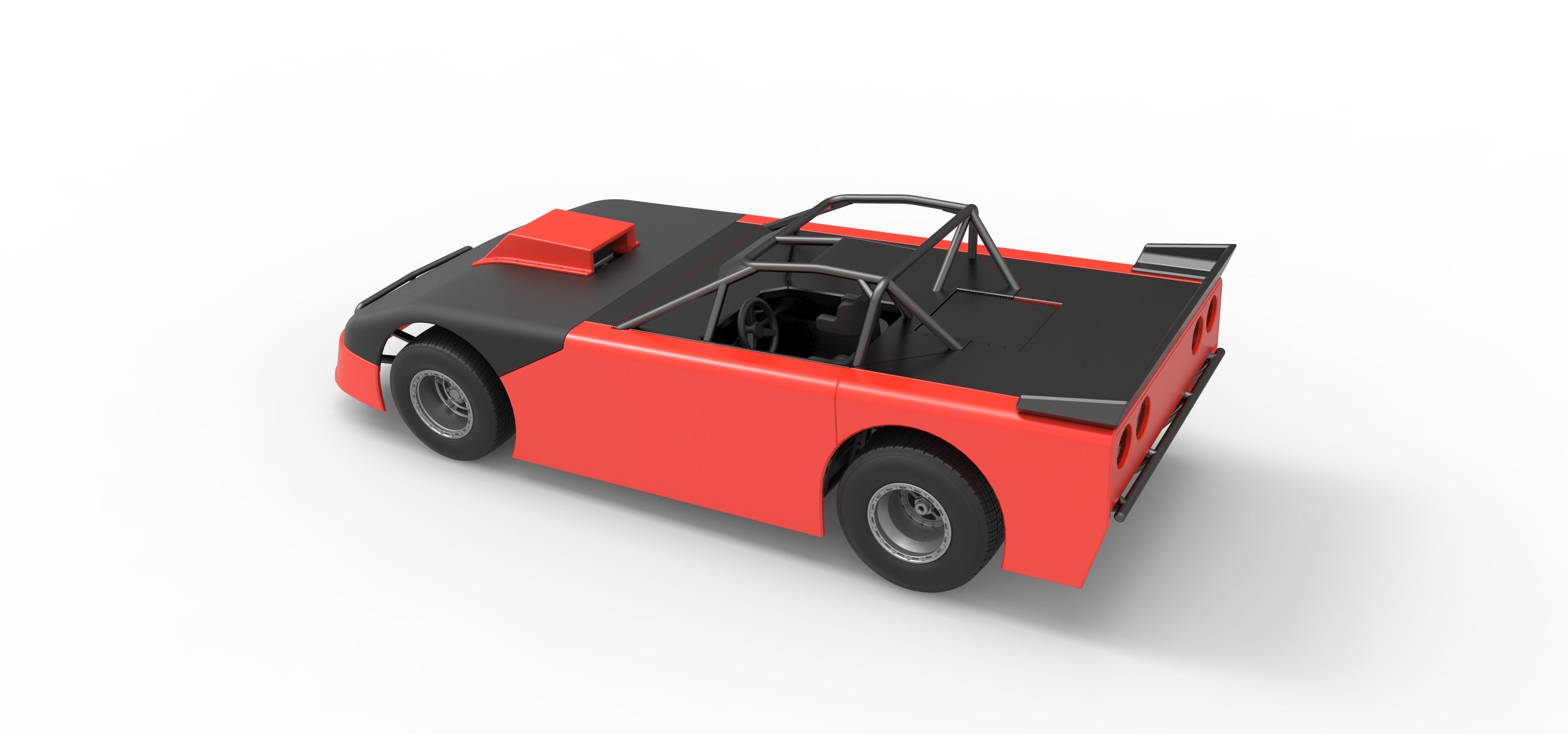 New Zealand Super Saloon race car Version 2 Scale 1 to 25 3D print model_12