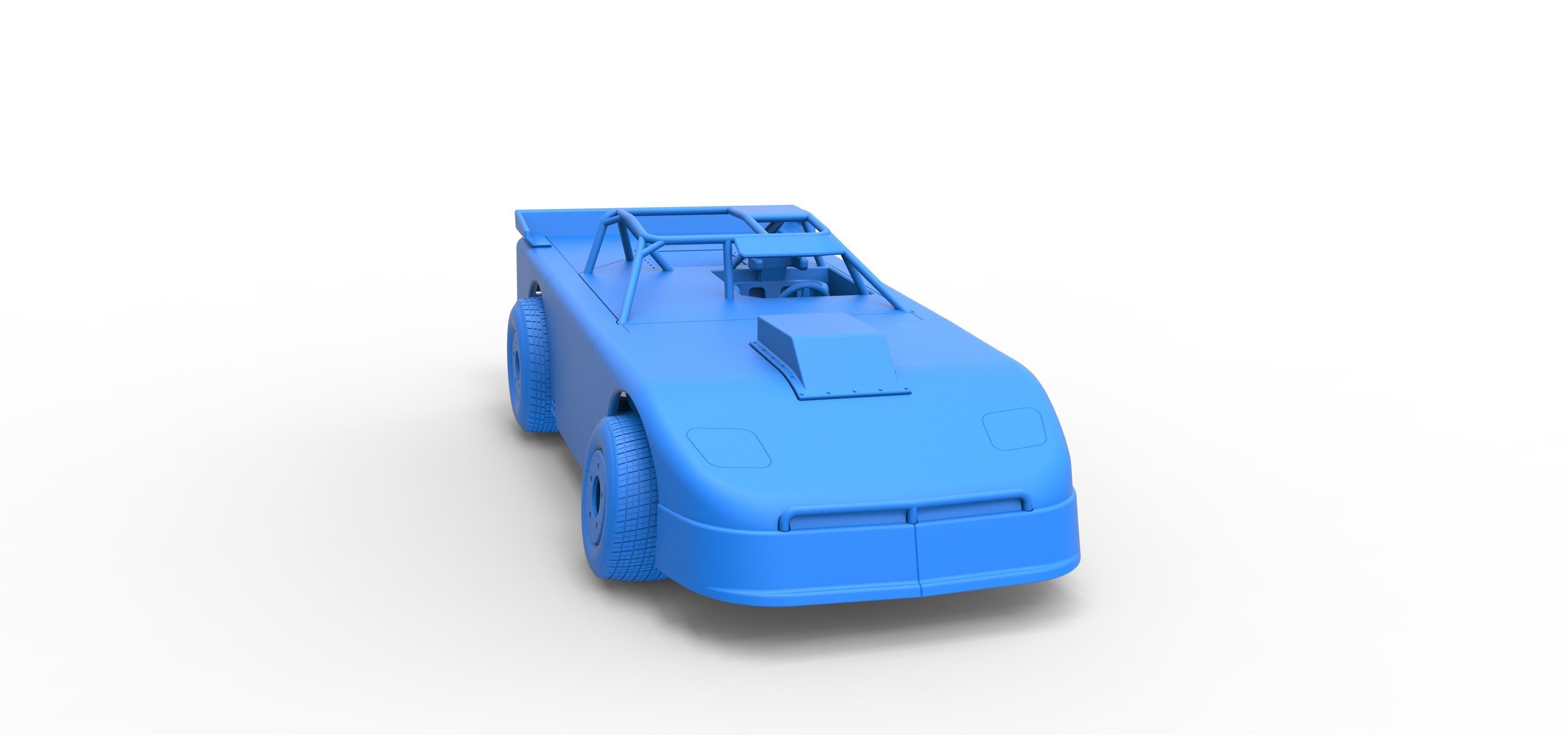 New Zealand Super Saloon race car Version 2 Scale 1 to 25 3D print model_53