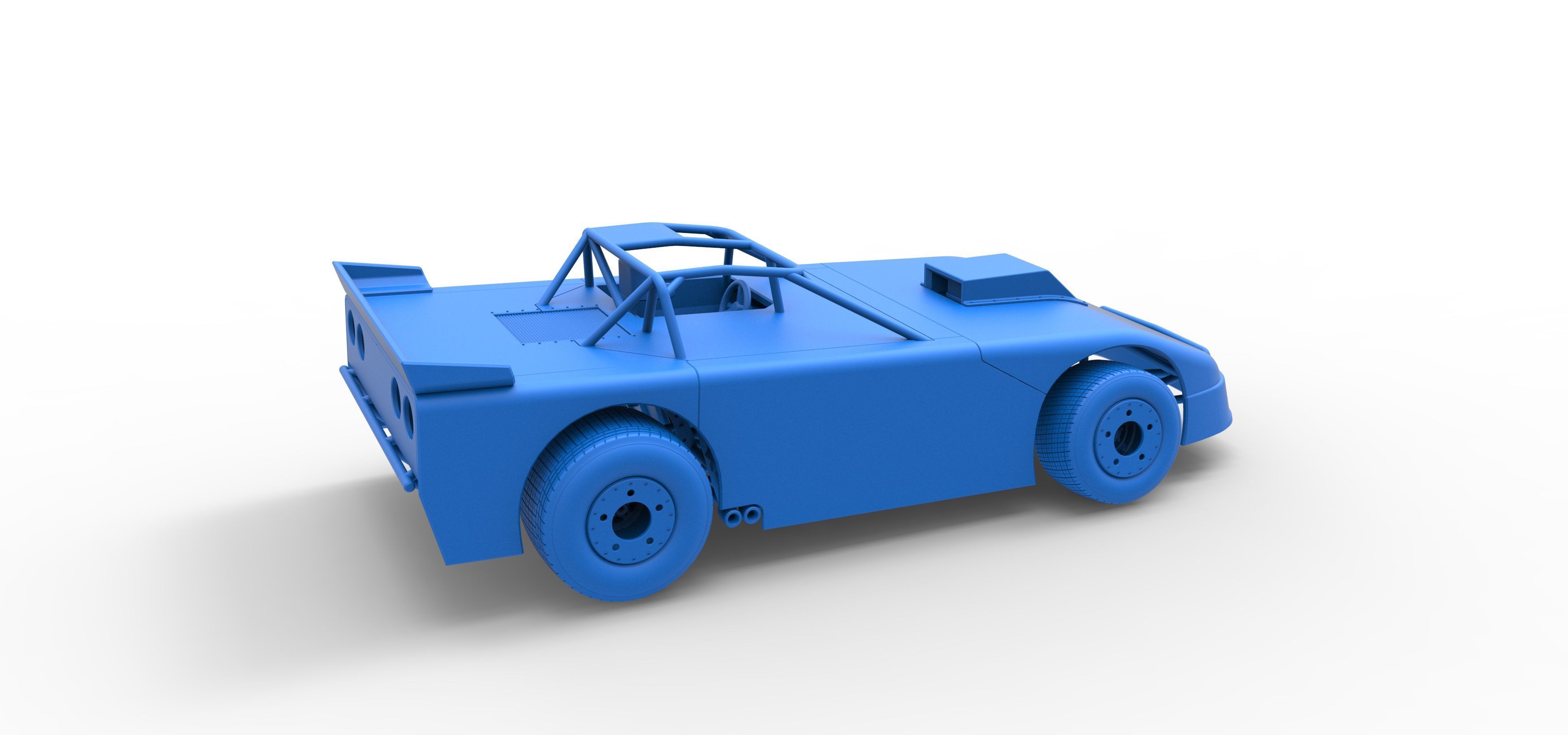 New Zealand Super Saloon race car Version 2 Scale 1 to 25 3D print model_47