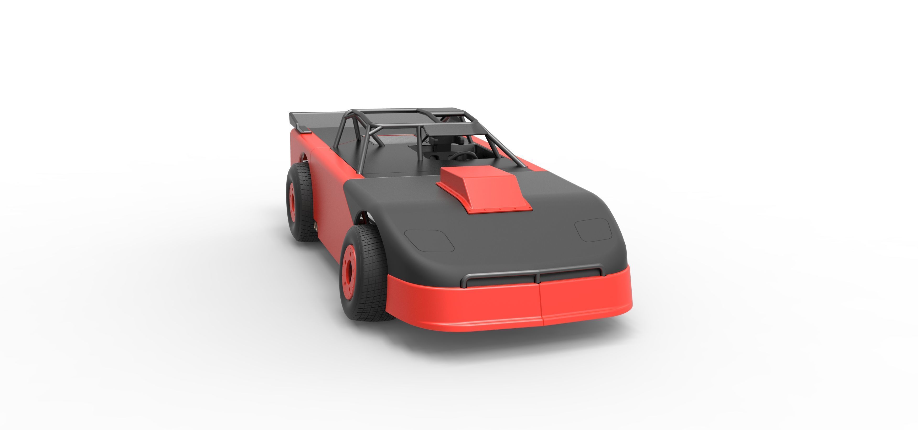 New Zealand Super Saloon race car Version 2 Scale 1 to 25 3D print model_26