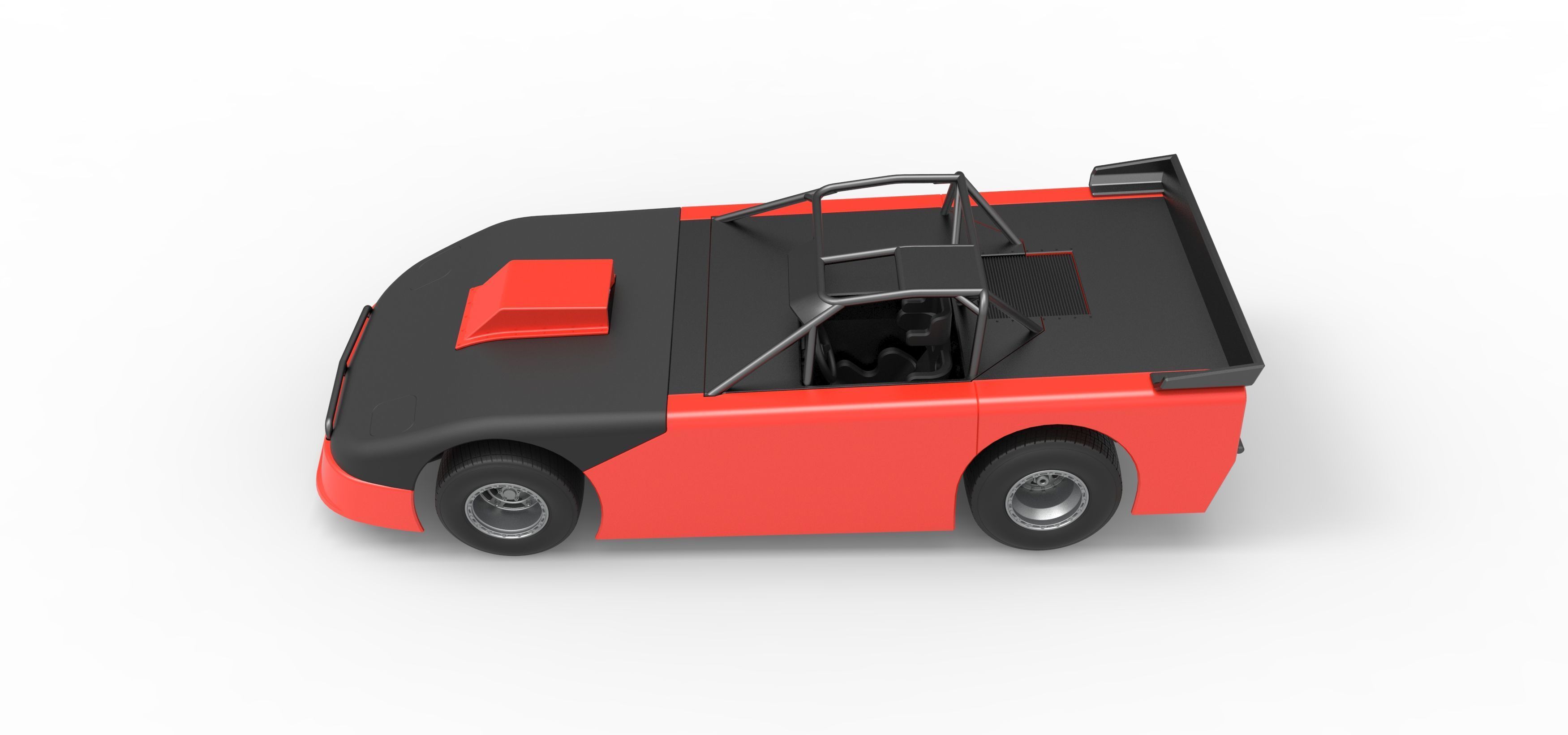 New Zealand Super Saloon race car Version 2 Scale 1 to 25 3D print model_10