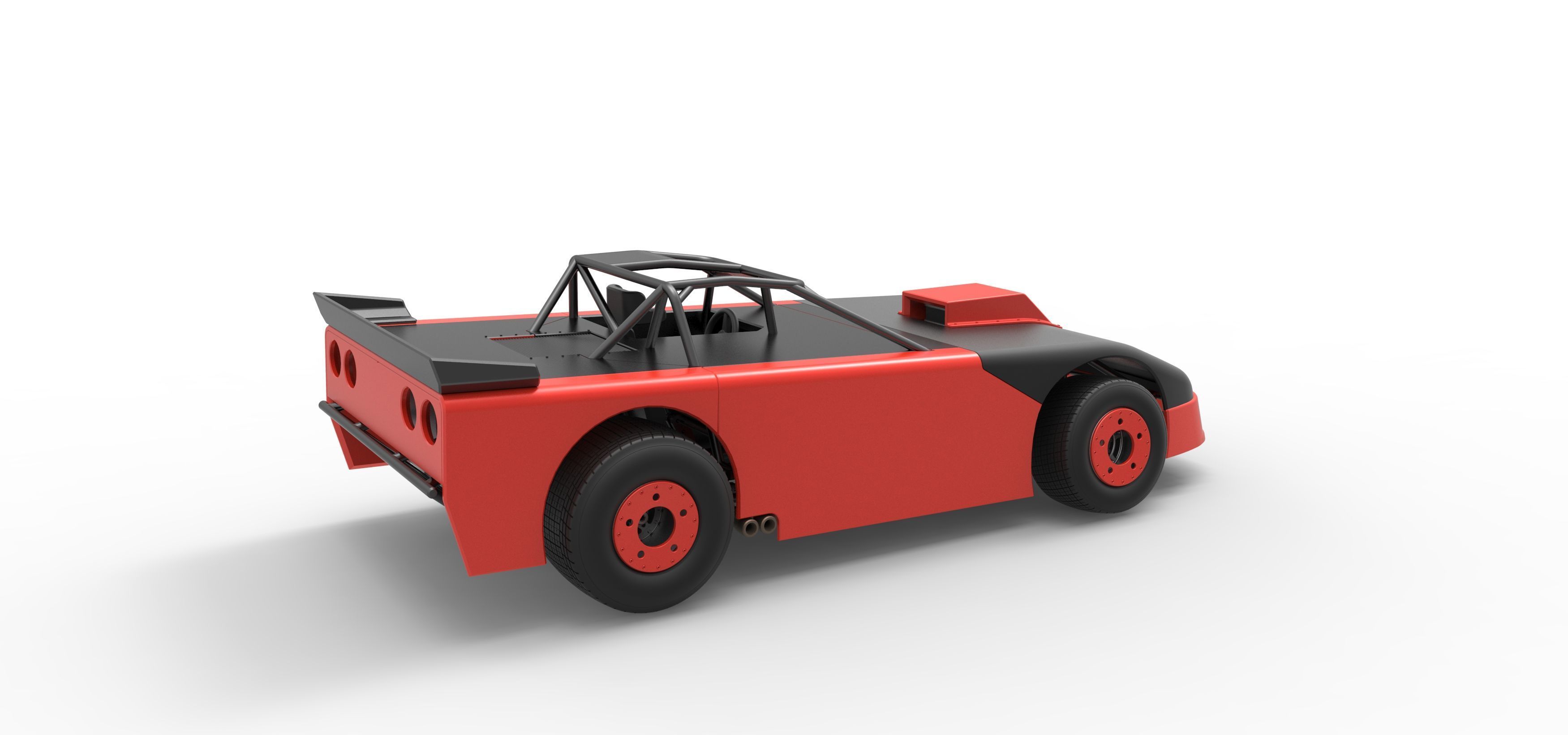 New Zealand Super Saloon race car Version 2 Scale 1 to 25 3D print model_20
