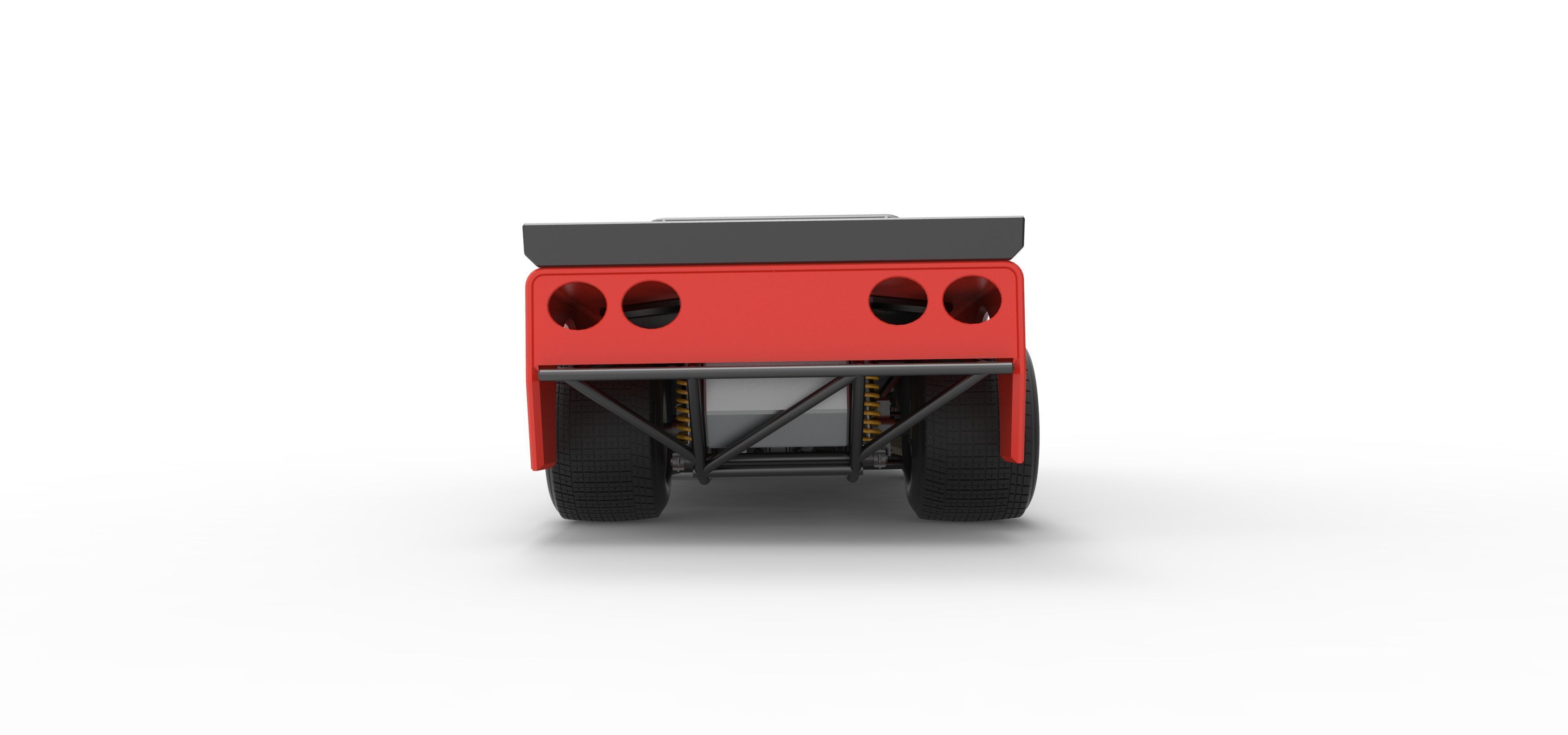 New Zealand Super Saloon race car Version 2 Scale 1 to 25 3D print model_16