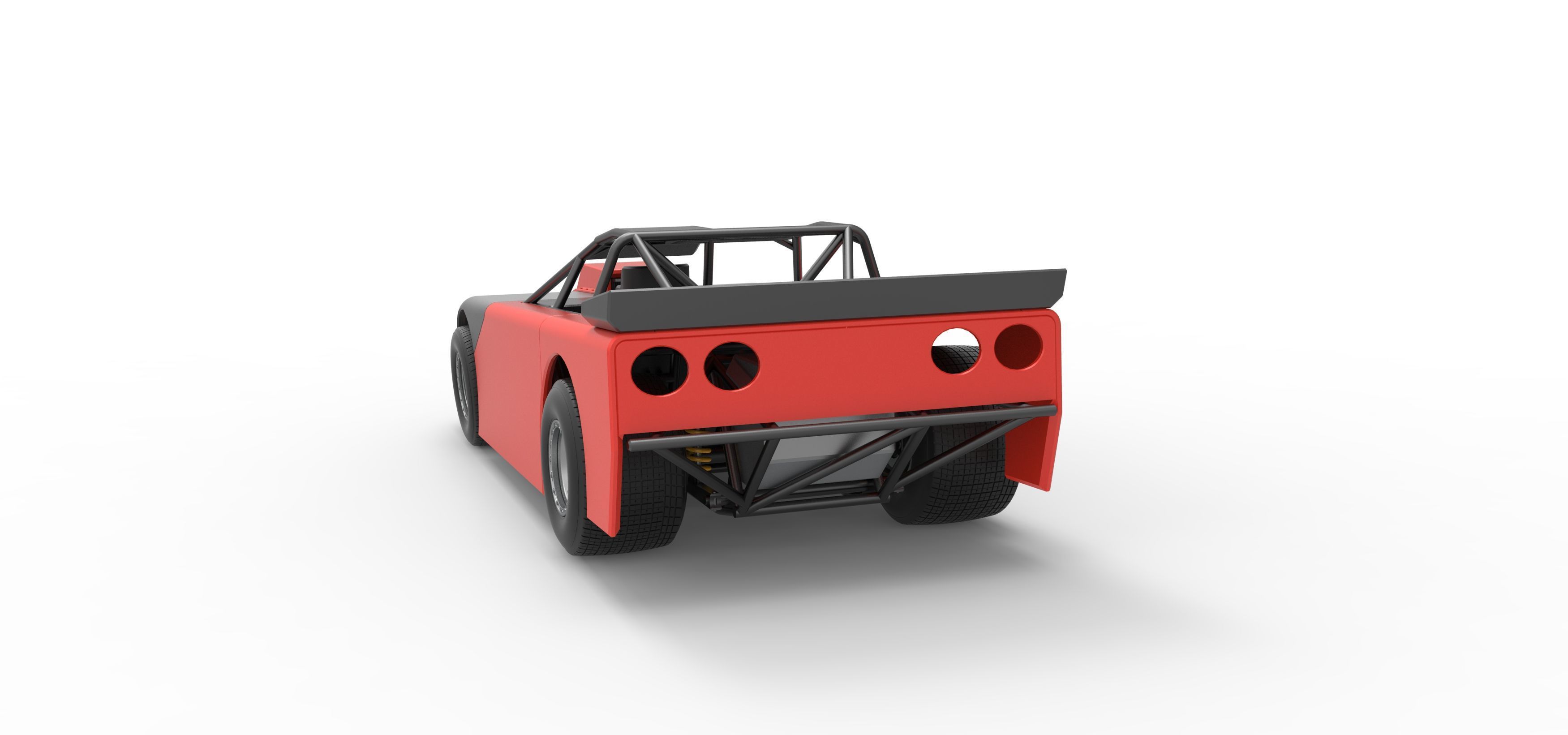 New Zealand Super Saloon race car Version 2 Scale 1 to 25 3D print model_14