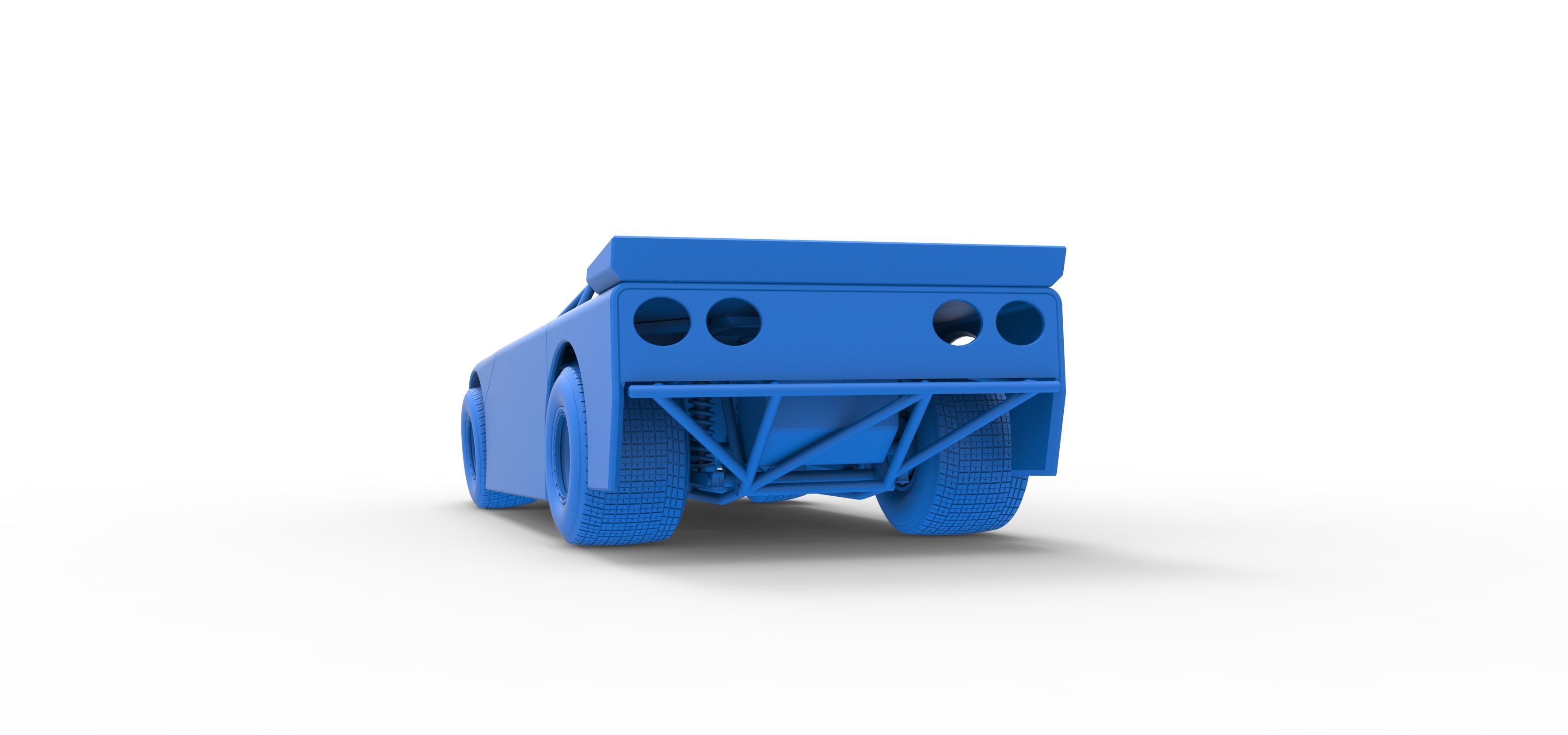 New Zealand Super Saloon race car Version 2 Scale 1 to 25 3D print model_42