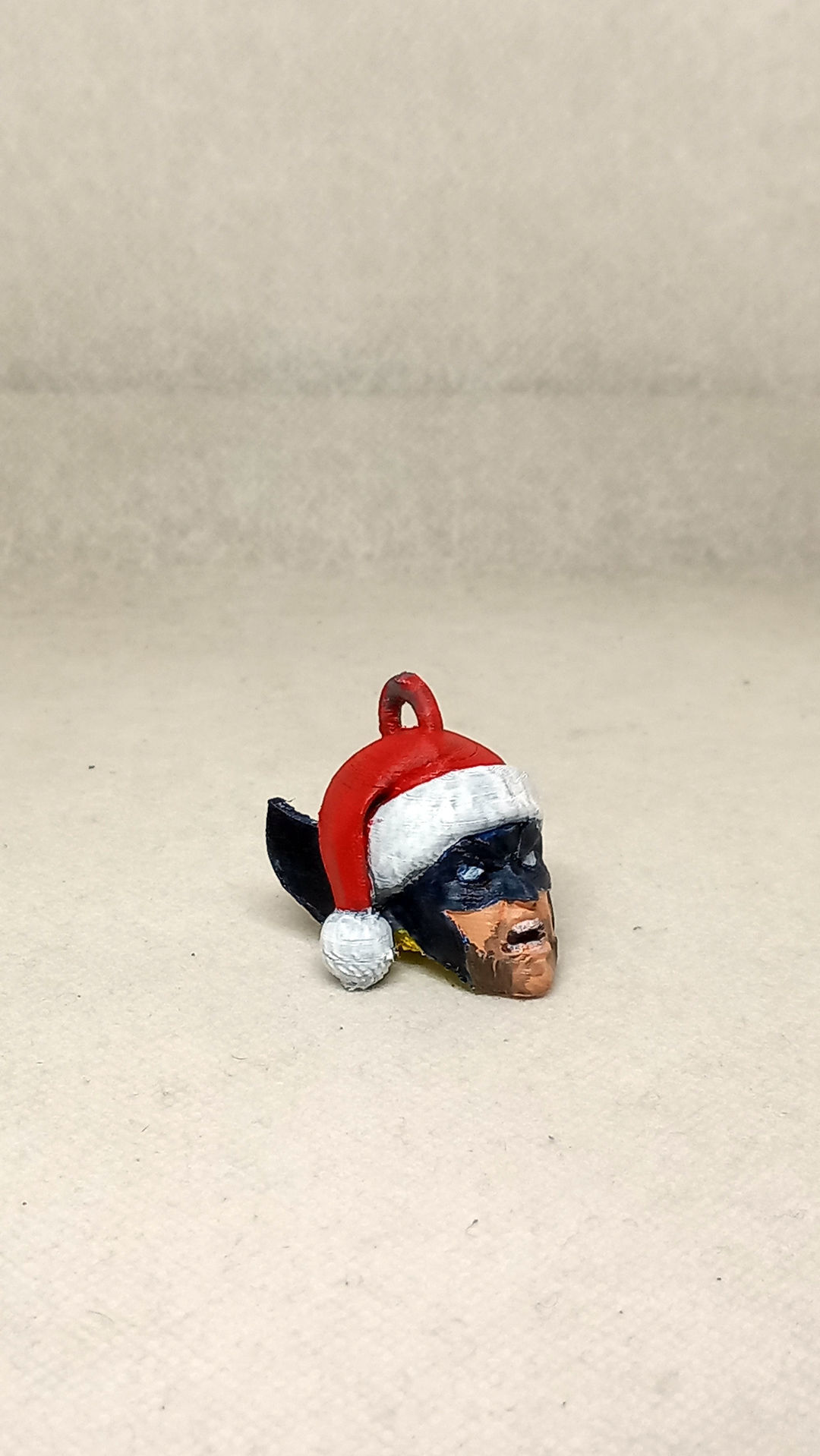 santa wolverine keychain  3D print model_8