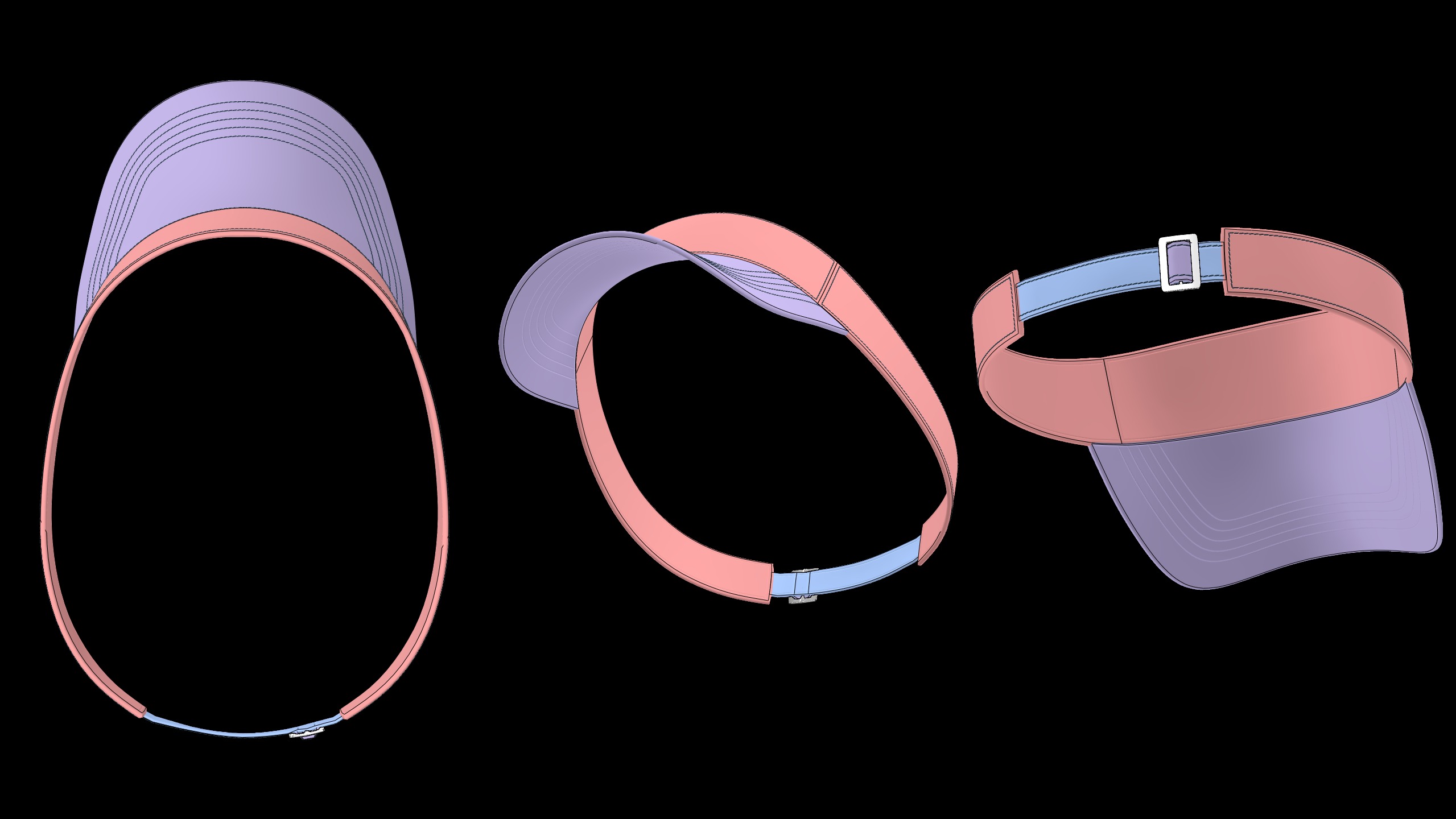 CASUAL CAPS PACK genesis8 highpoly 3D model_14