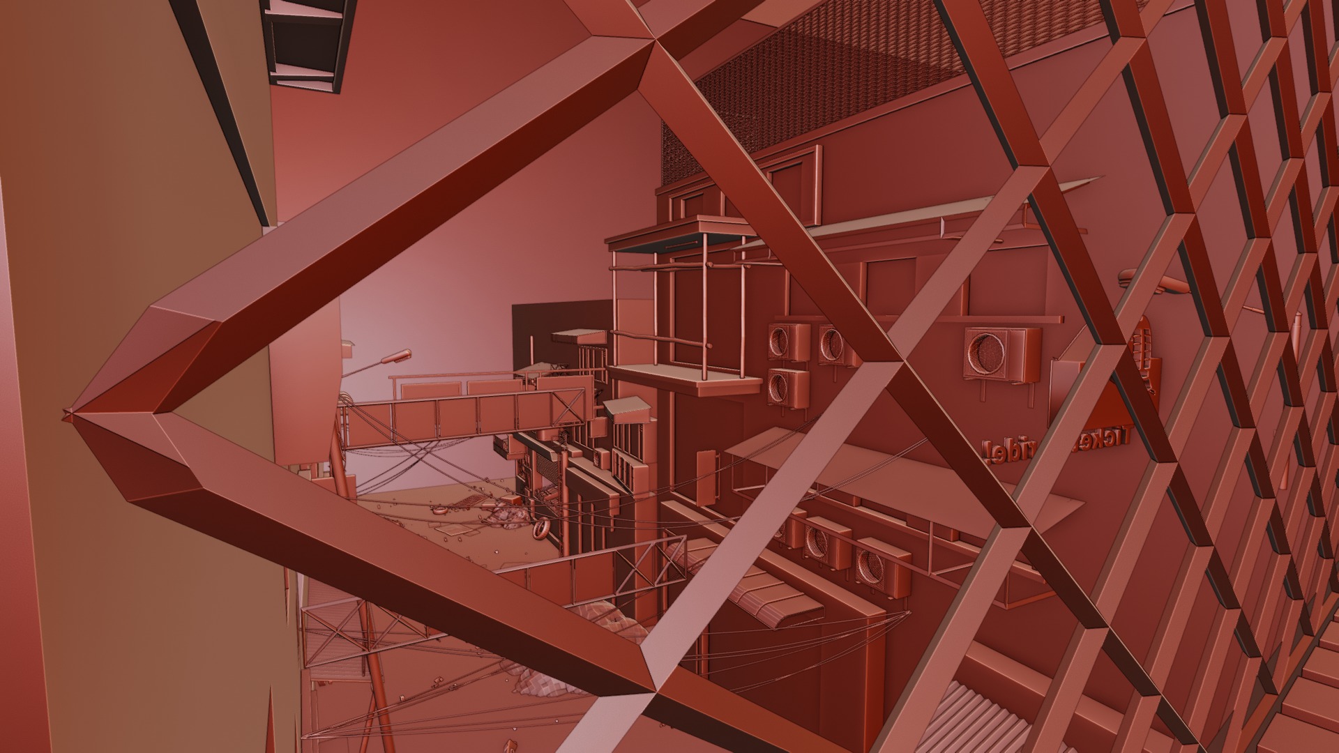 Abandoned town 3D model_22