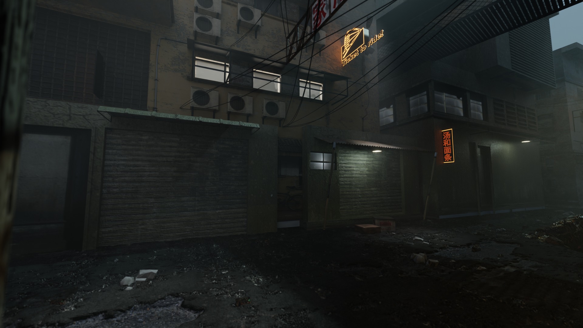 Abandoned town 3D model_5