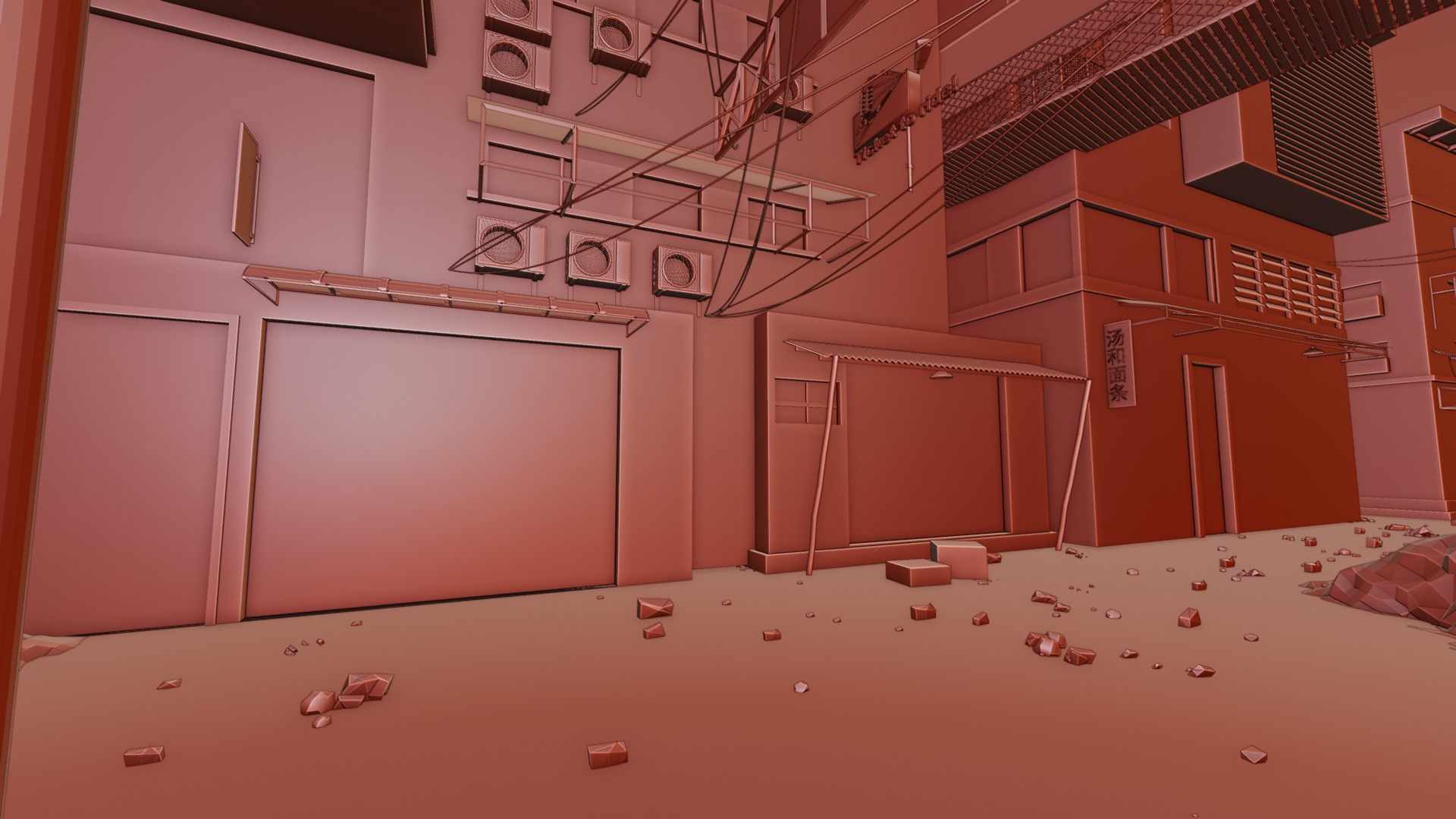 Abandoned town 3D model_23